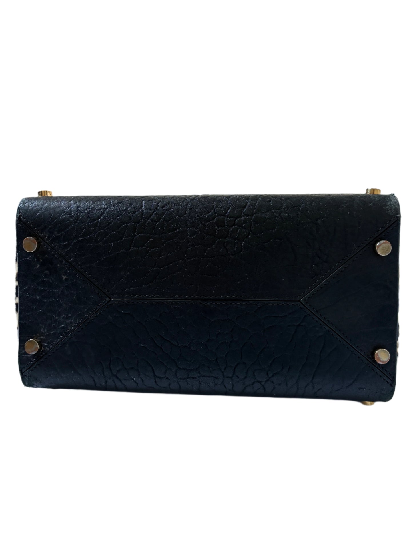 Jimmy Choo Studded Leather Satchel Bag