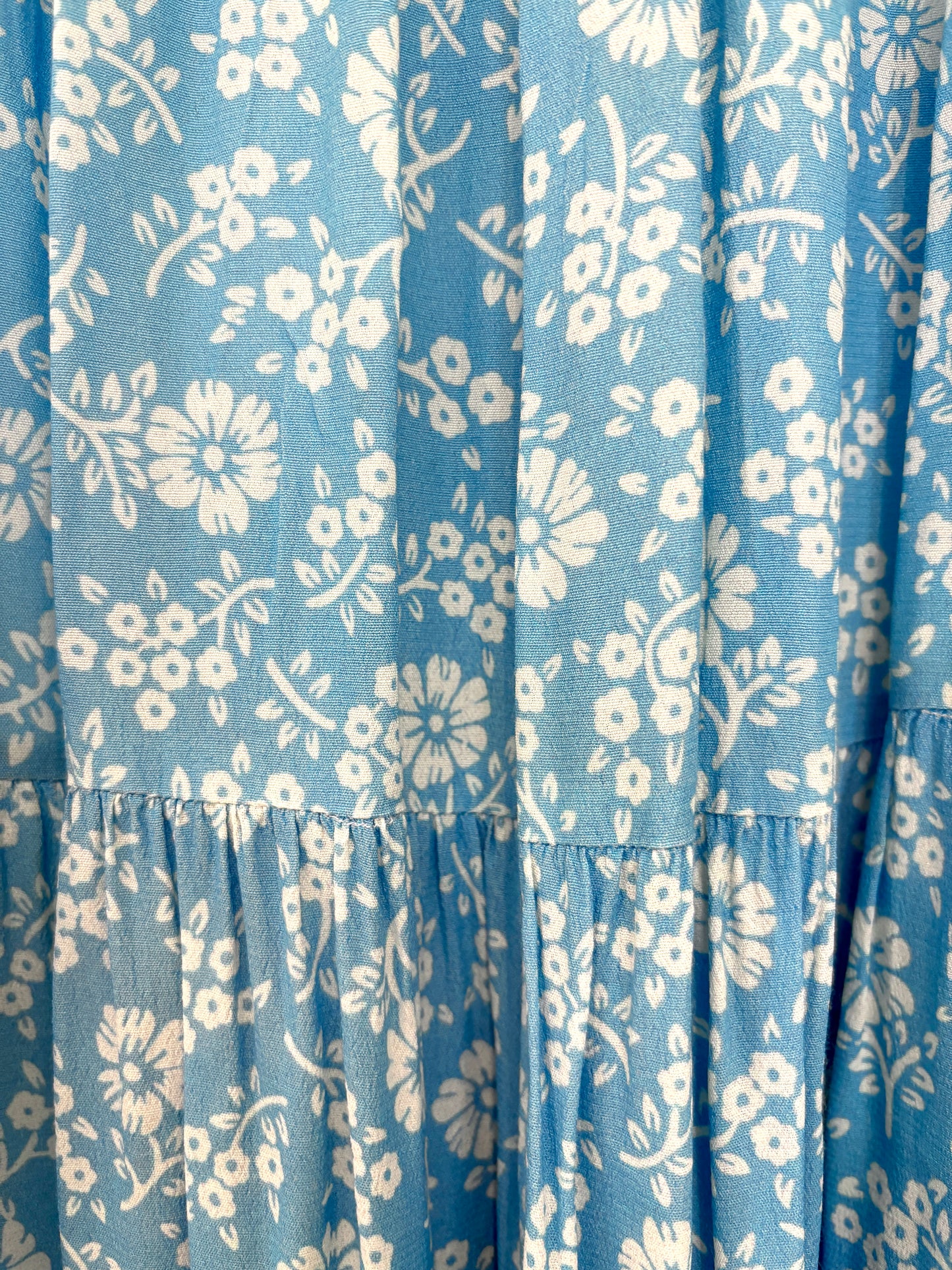 Kitri Blue Floral Persephone Dress UK 8