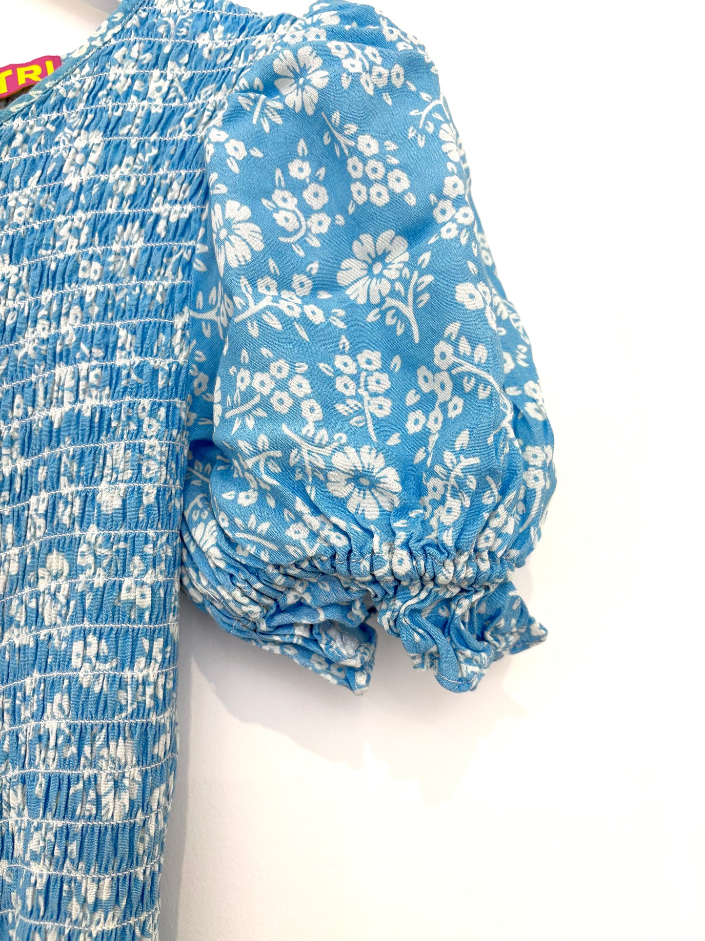 Kitri Blue Floral Persephone Dress UK 8