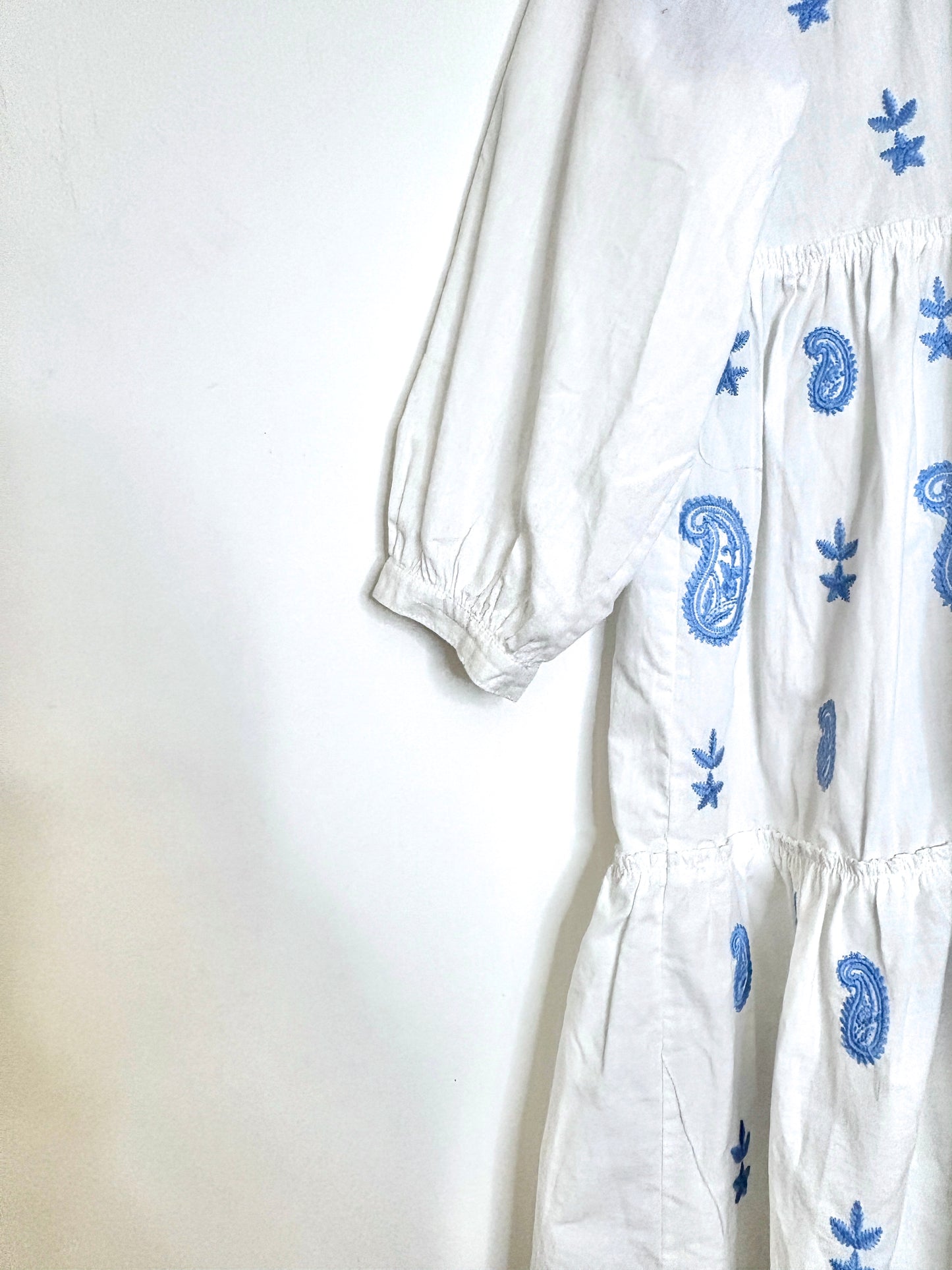 By Malina Cotton Embroidered Dress XS