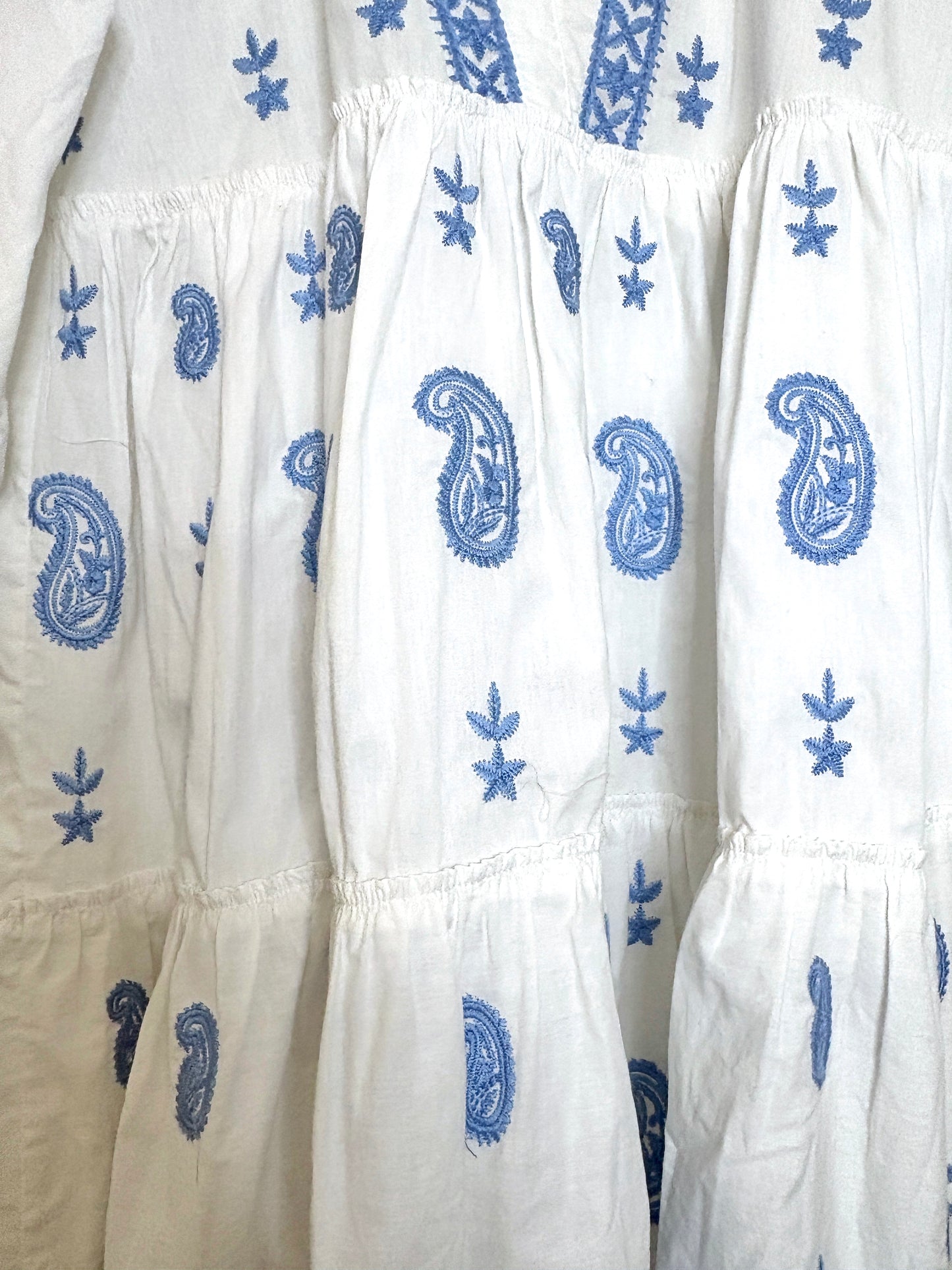 By Malina Cotton Embroidered Dress XS