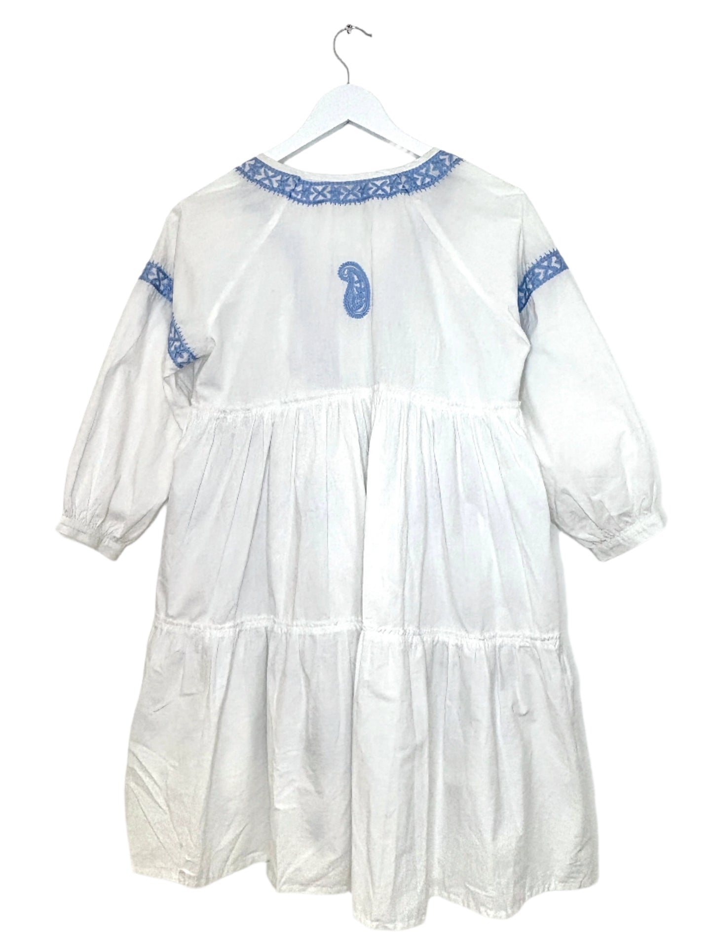 By Malina Cotton Embroidered Dress XS