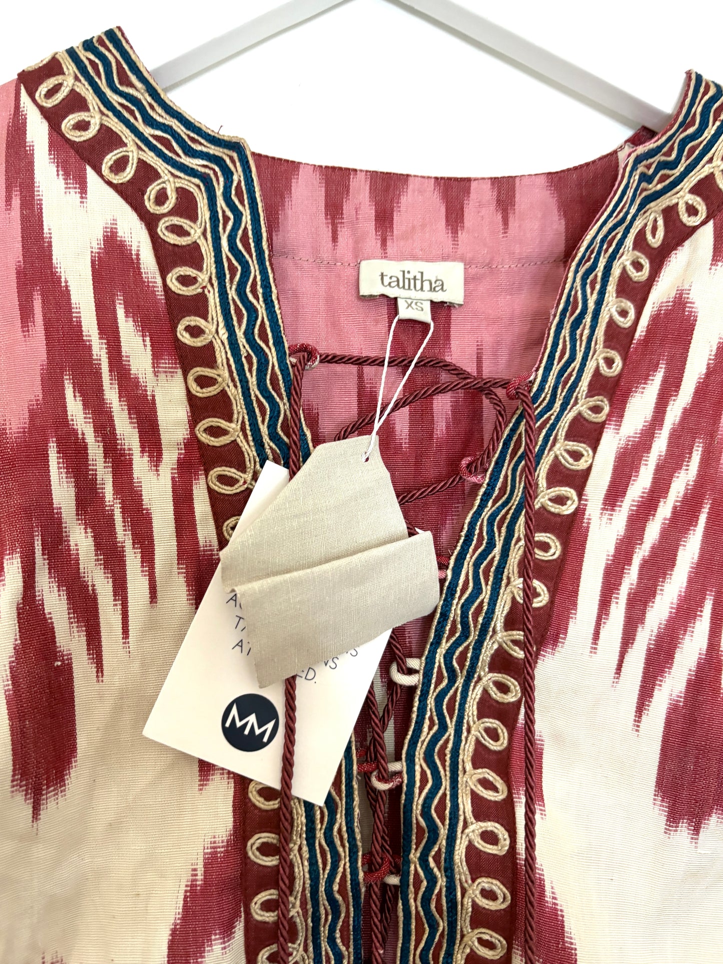 New With Tags Talitha Print Blouse XS
