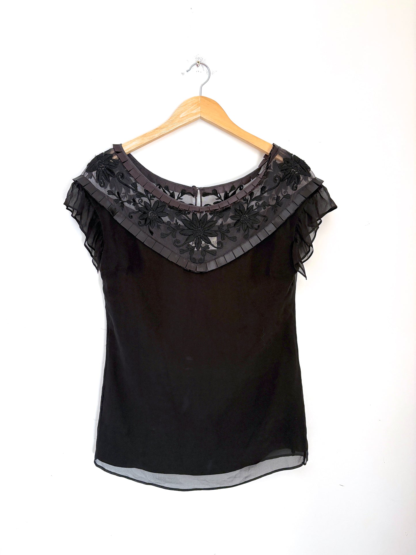 Alice by Temperley Silk Black Top