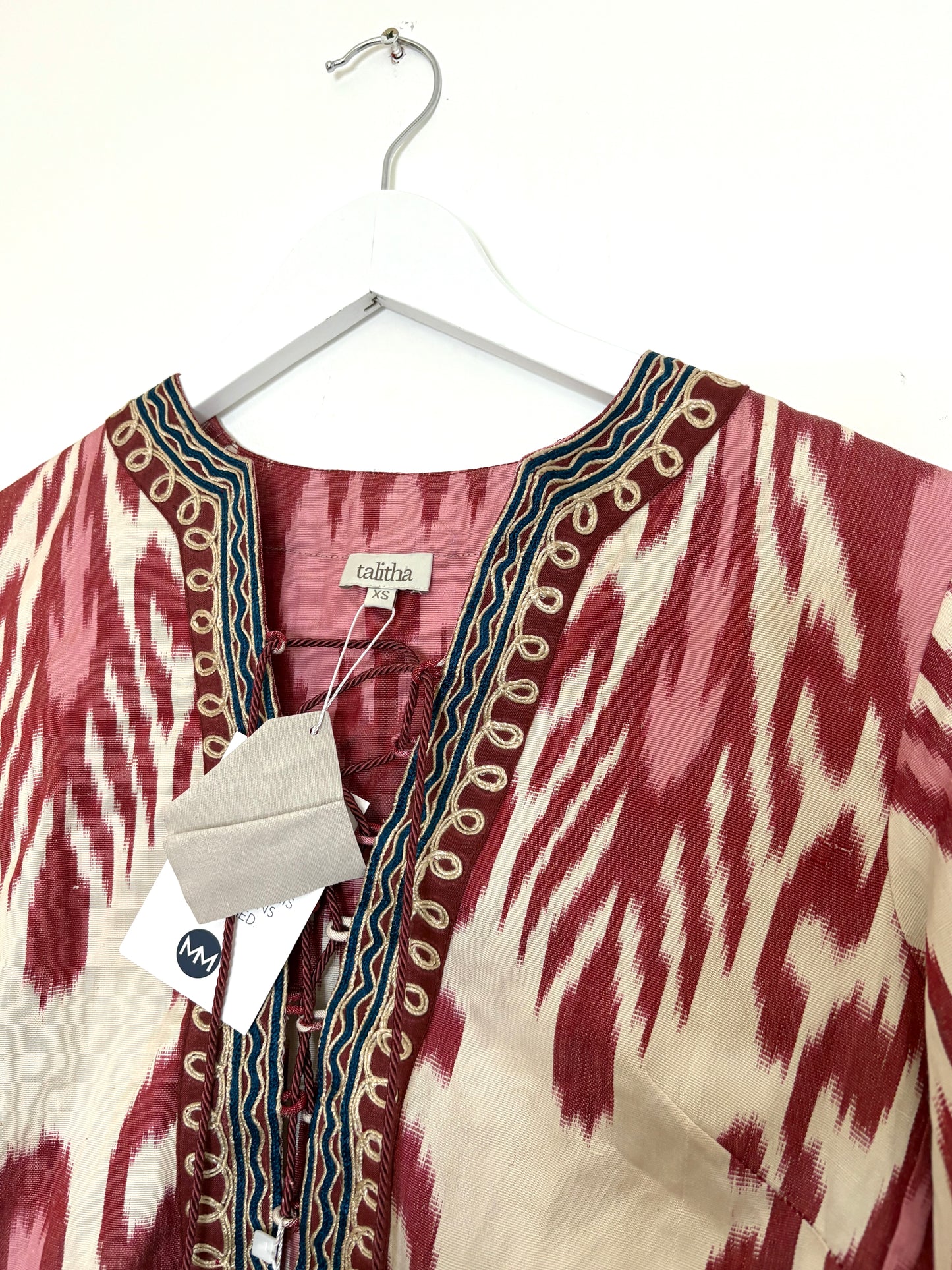 New With Tags Talitha Print Blouse XS