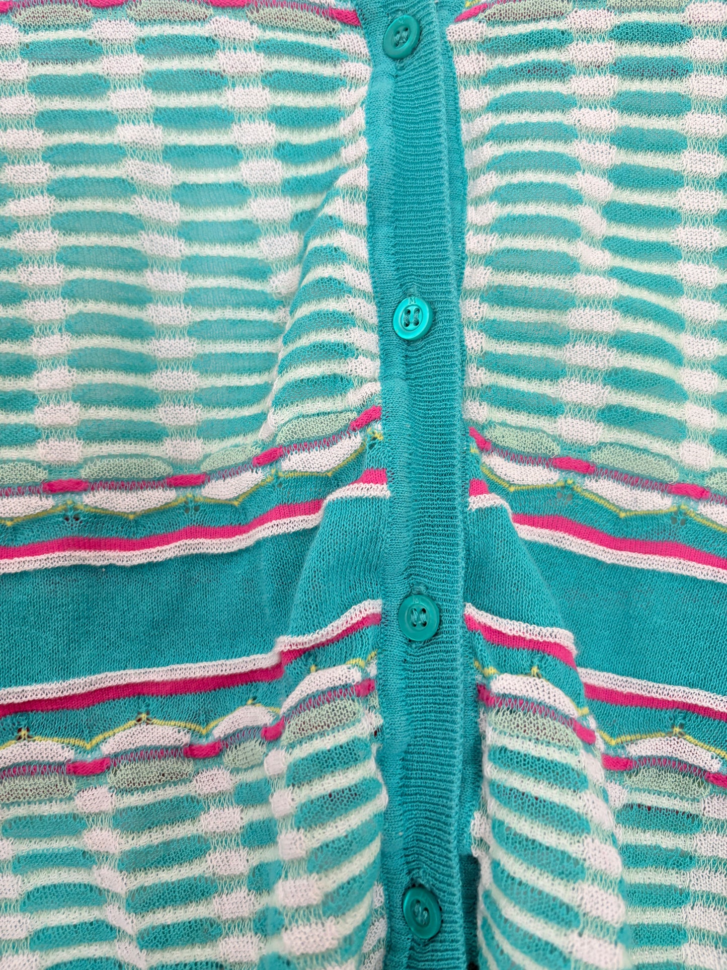 M Missoni Green Cardigan S