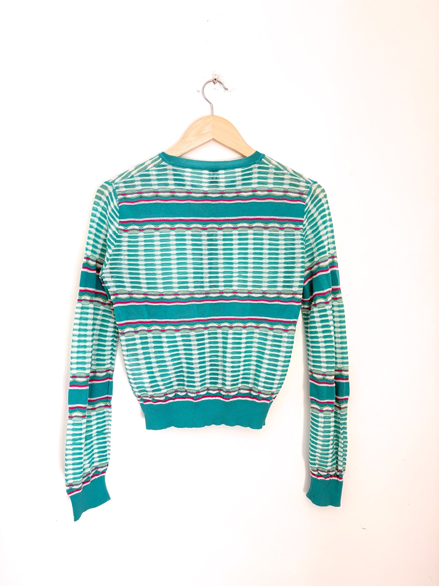 M Missoni Green Cardigan S