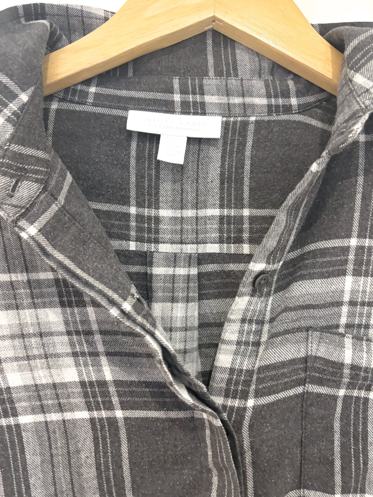 White Label White Company Check Shirt UK 6
