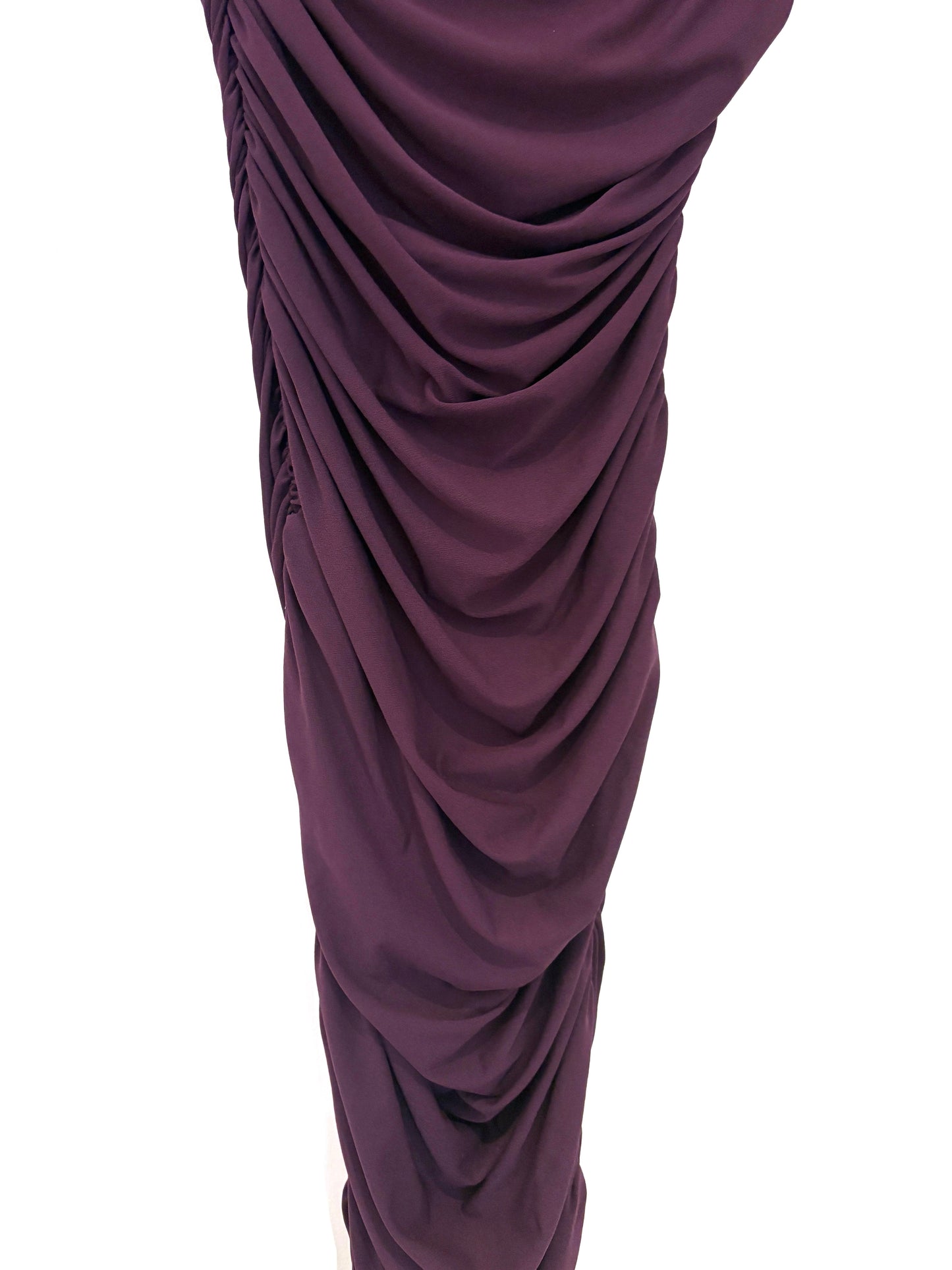Solace Amaya Plum Midi Dress UK 10