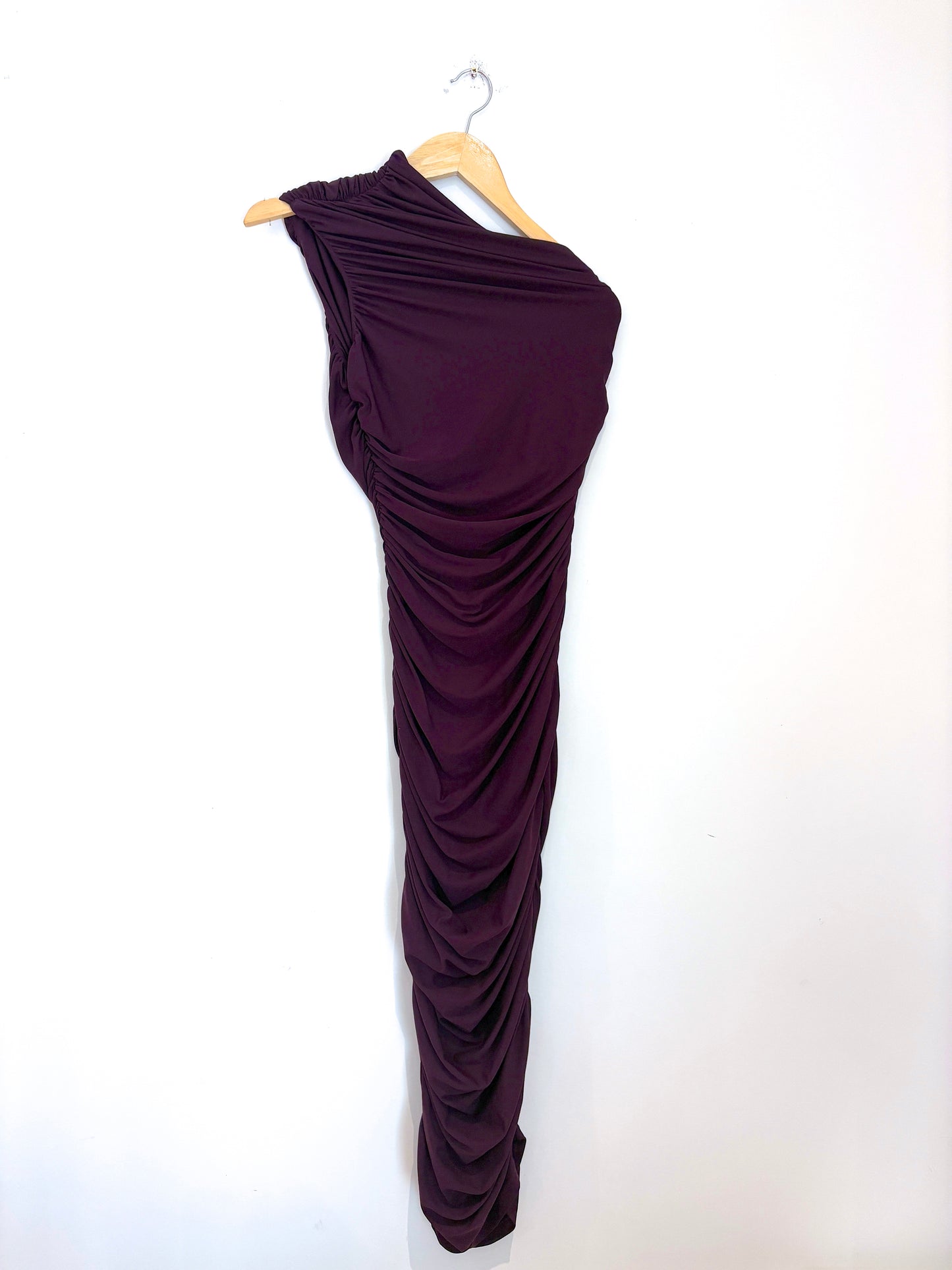Solace Amaya Plum Midi Dress UK 10