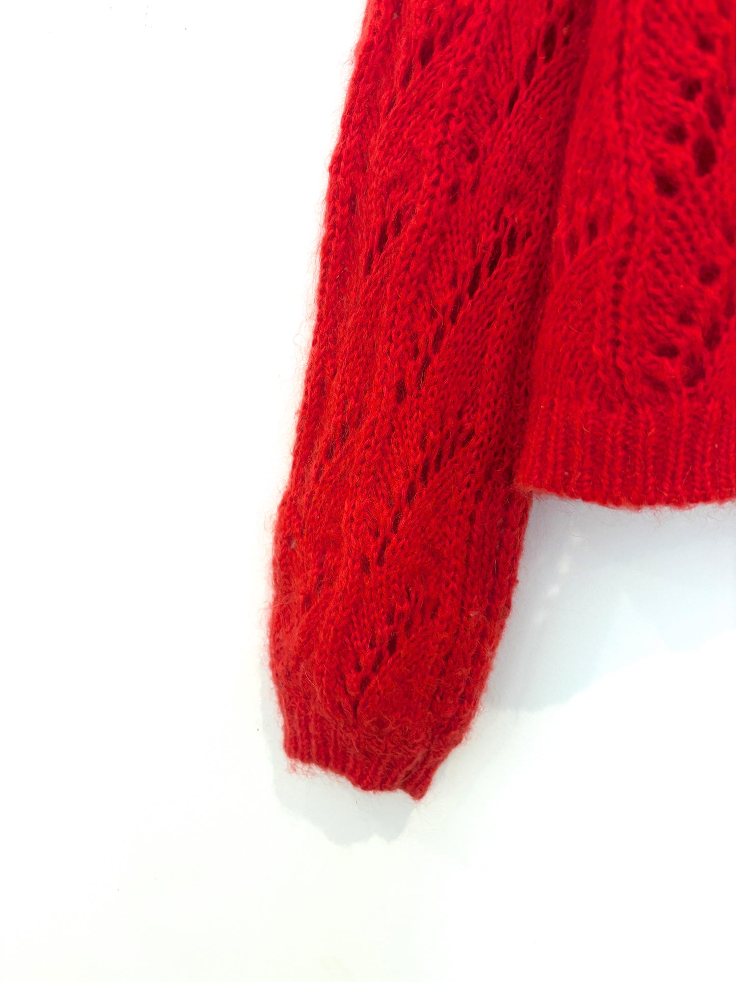 Sézane Red Wool Cardigan XS