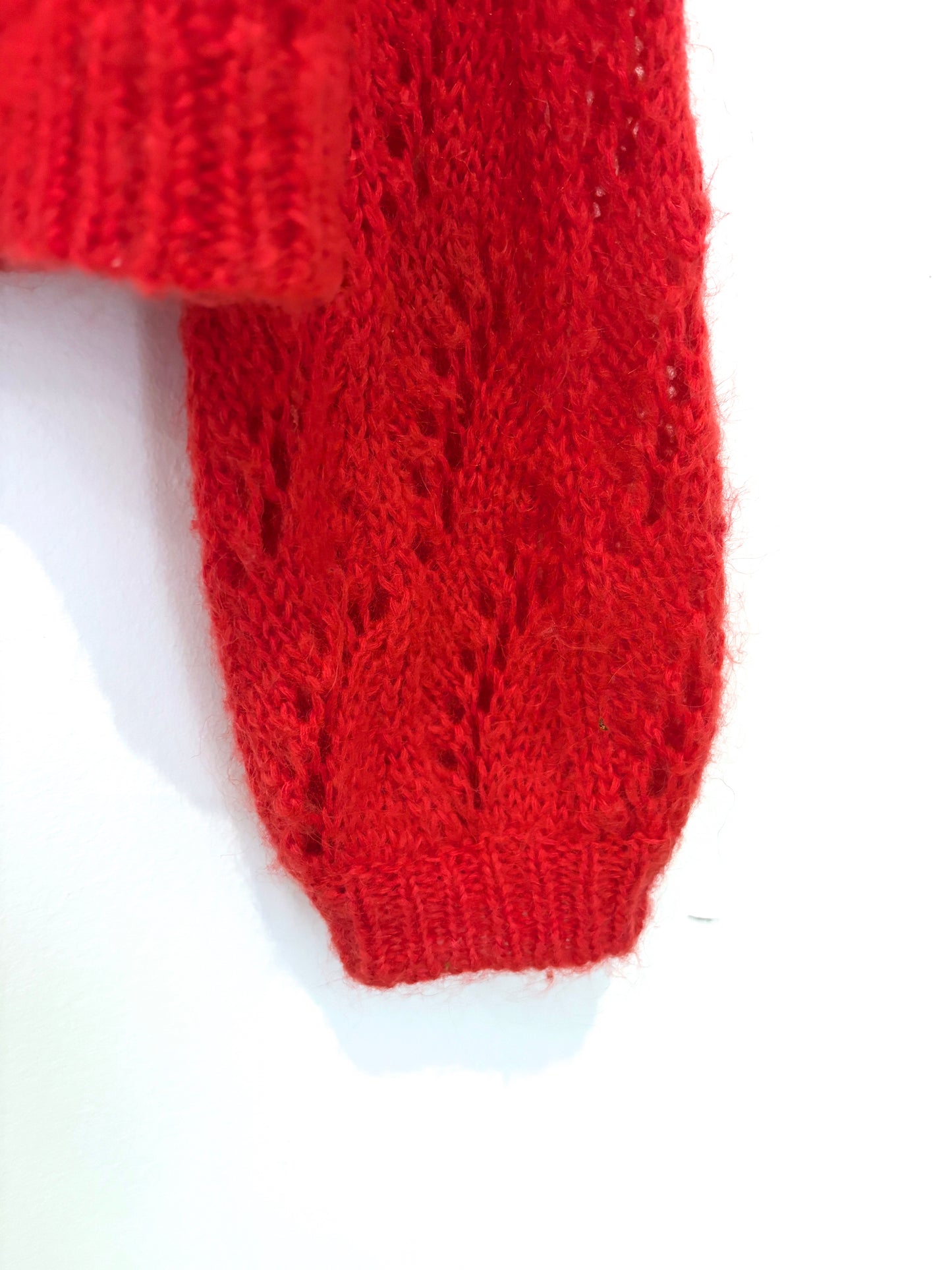 Sézane Red Wool Cardigan XS