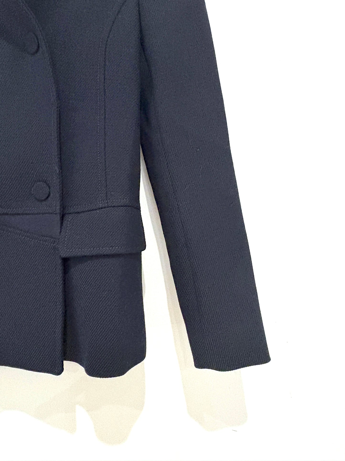 Reiss Navy Double Breasted Coat UK 4