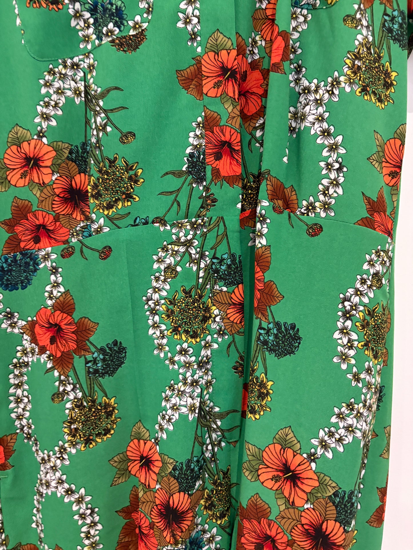 Sandro Floral Print Jumpsuit UK 10