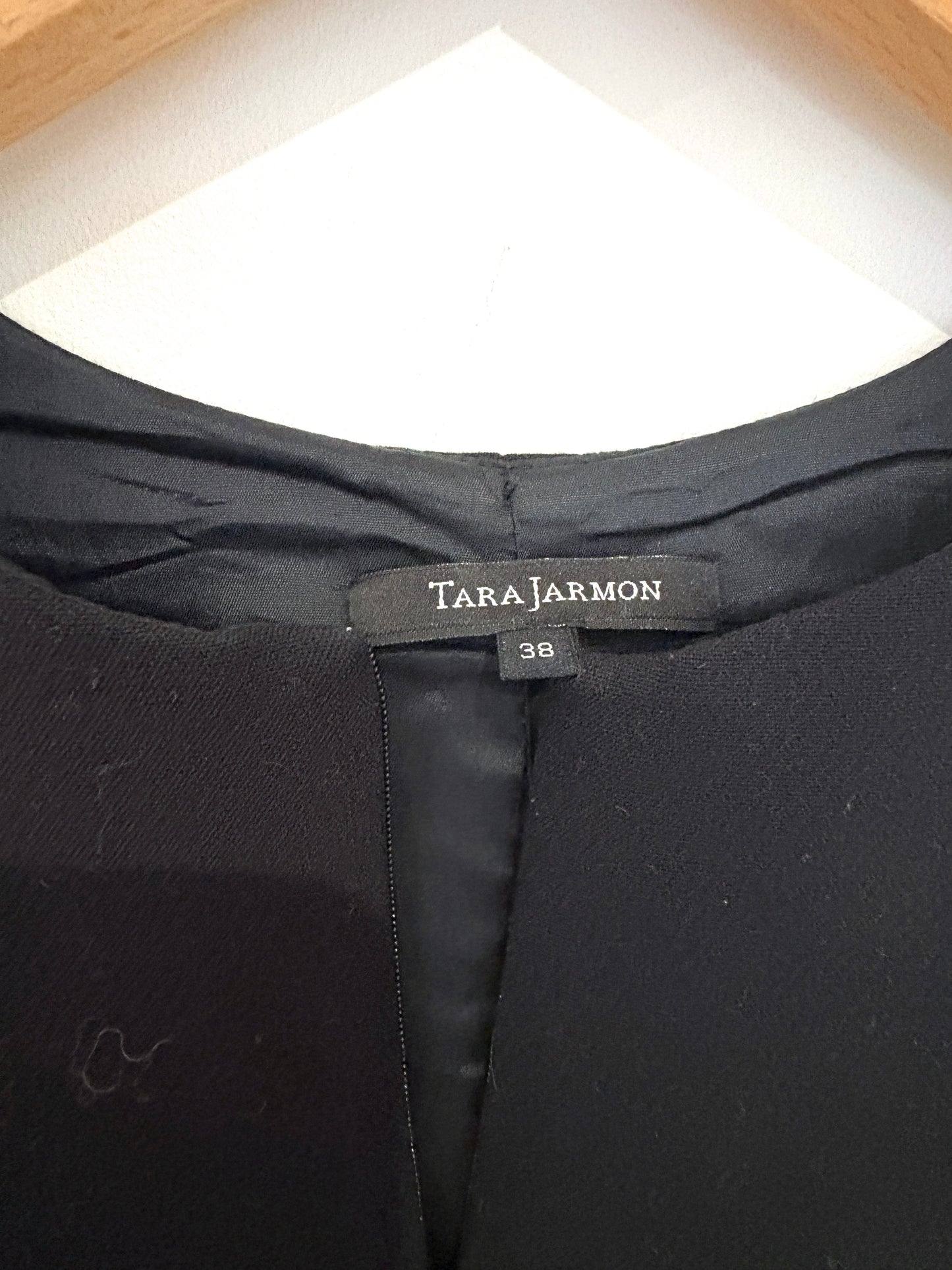 Tara Jarmon Crepe Black Dress UK 10