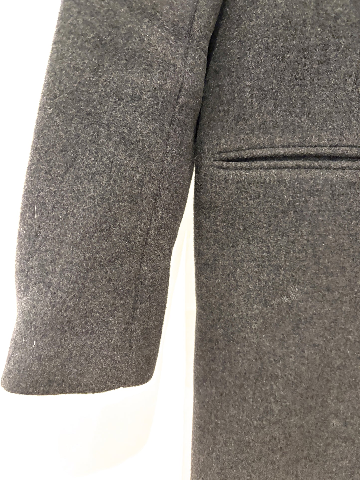 Sandro Grey Wool Coat UK 8