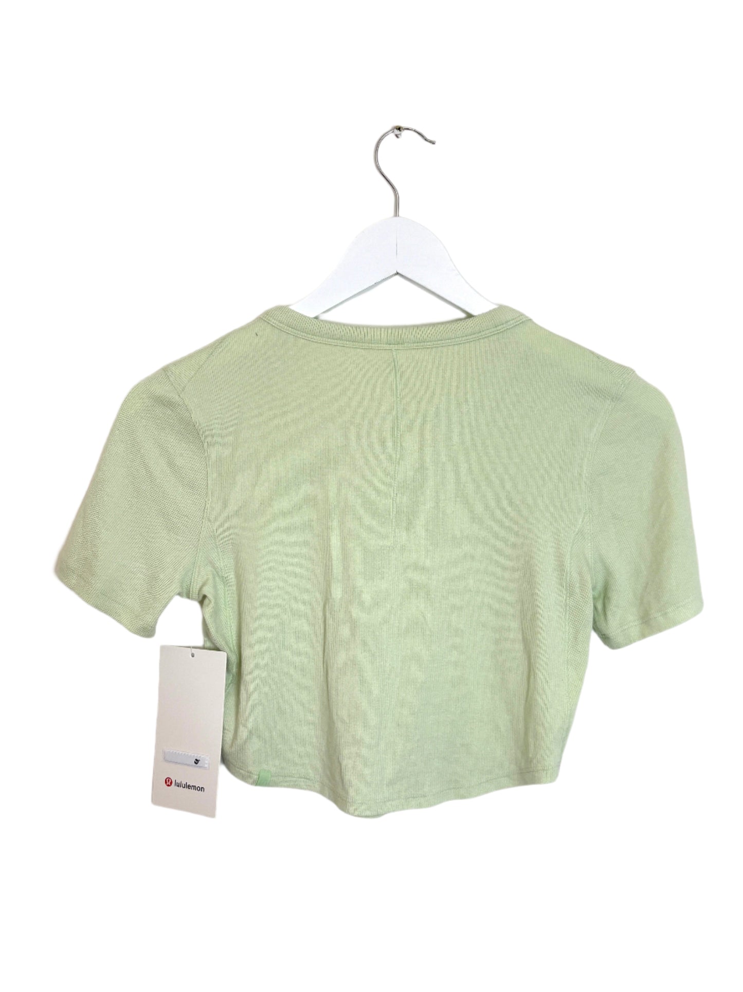 New With Tags Lululemon Hold Tight Cropped T-Shirt UK 10