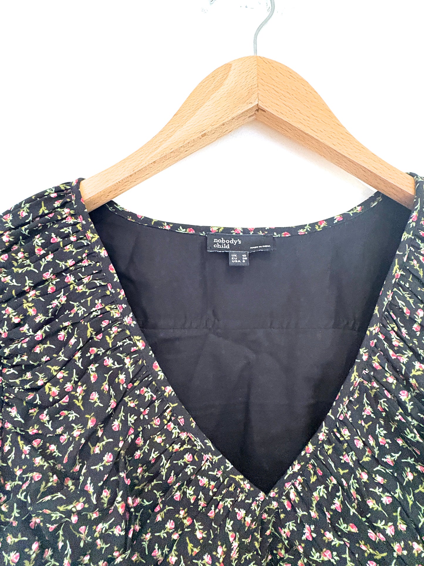 Nobody's Child Floral Top UK 10