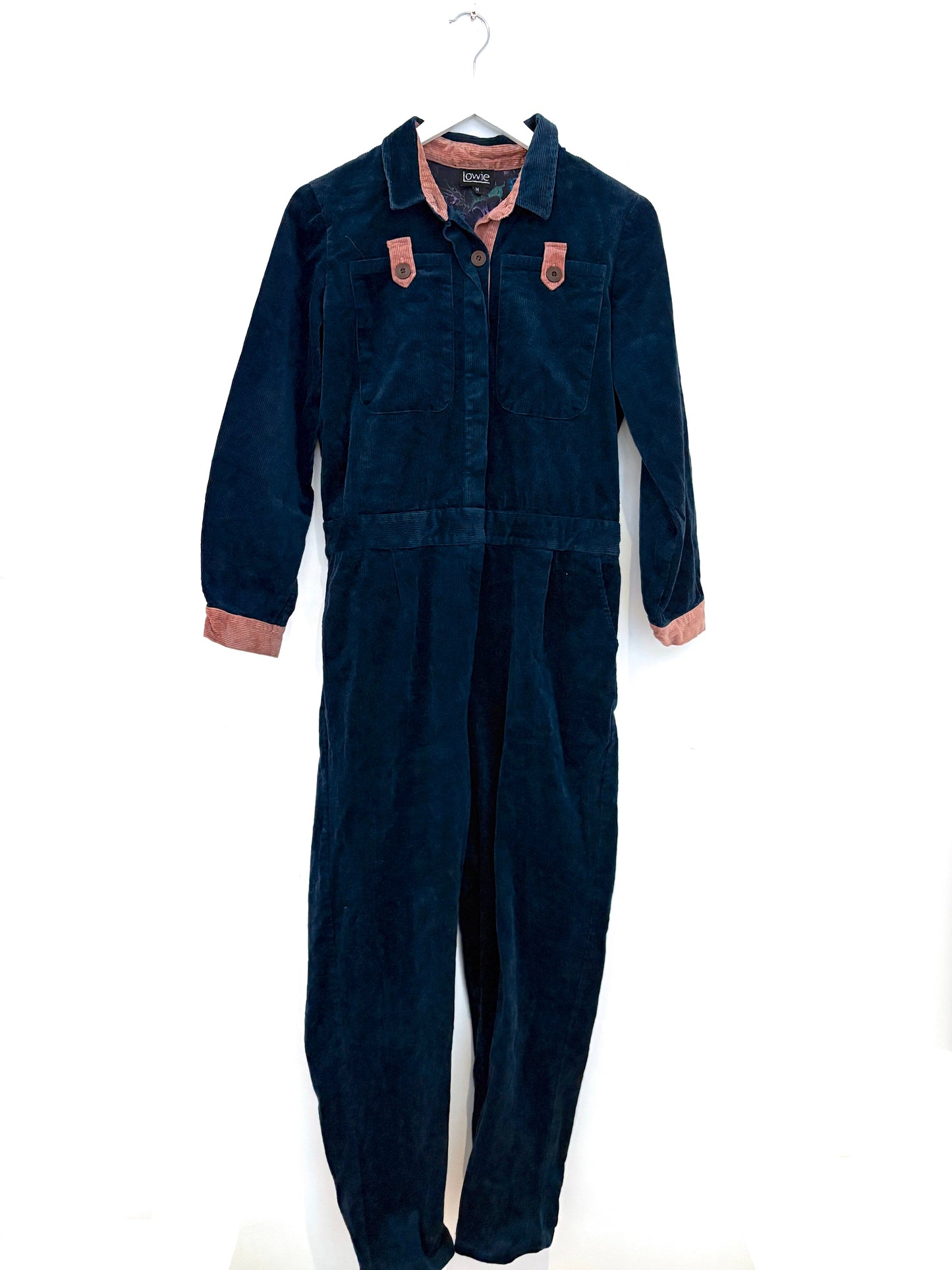 Lowie Navy Corduroy Boilersuit