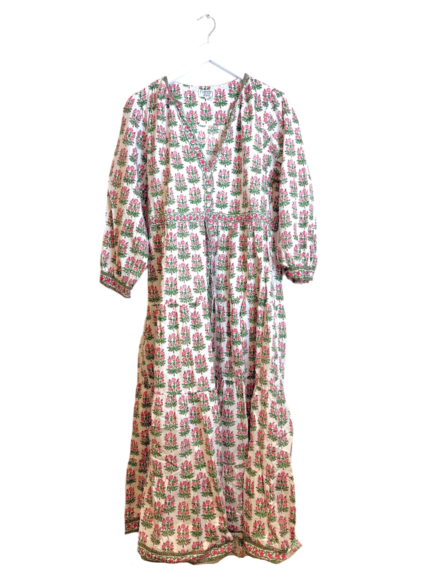 Pink City Prints Cotton Floral Dress