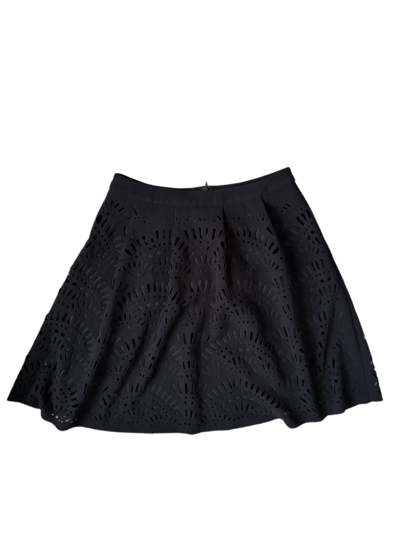 Reiss Perforated Skirt