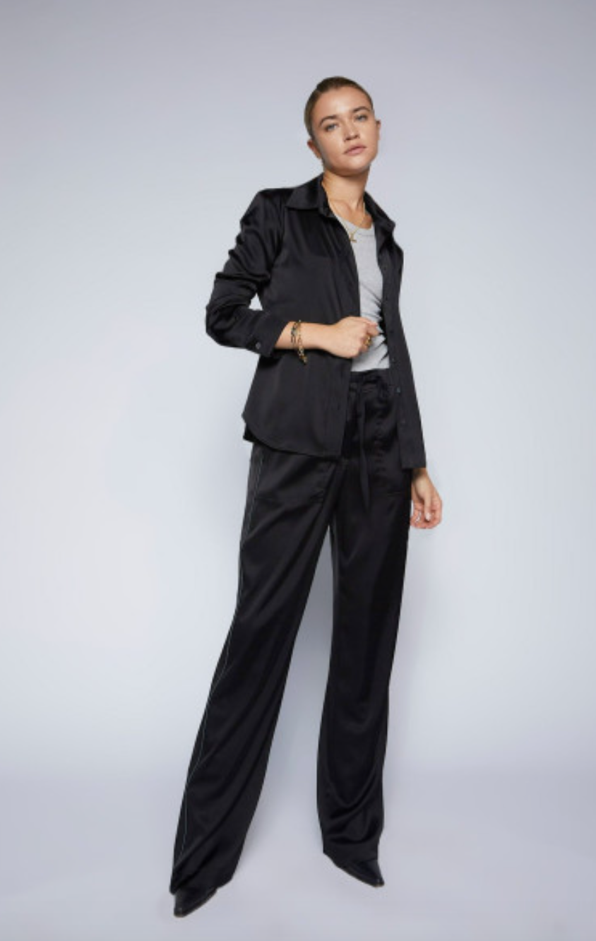 New With Tags Serena Bute Black Flat Fronted Jogger XL