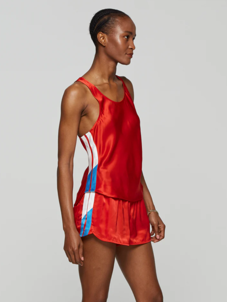 Serena Bute Red Racer Shorts UK 8