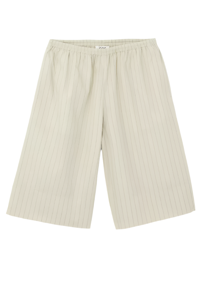 COS Pinstriped Knee-length Shorts UK 6
