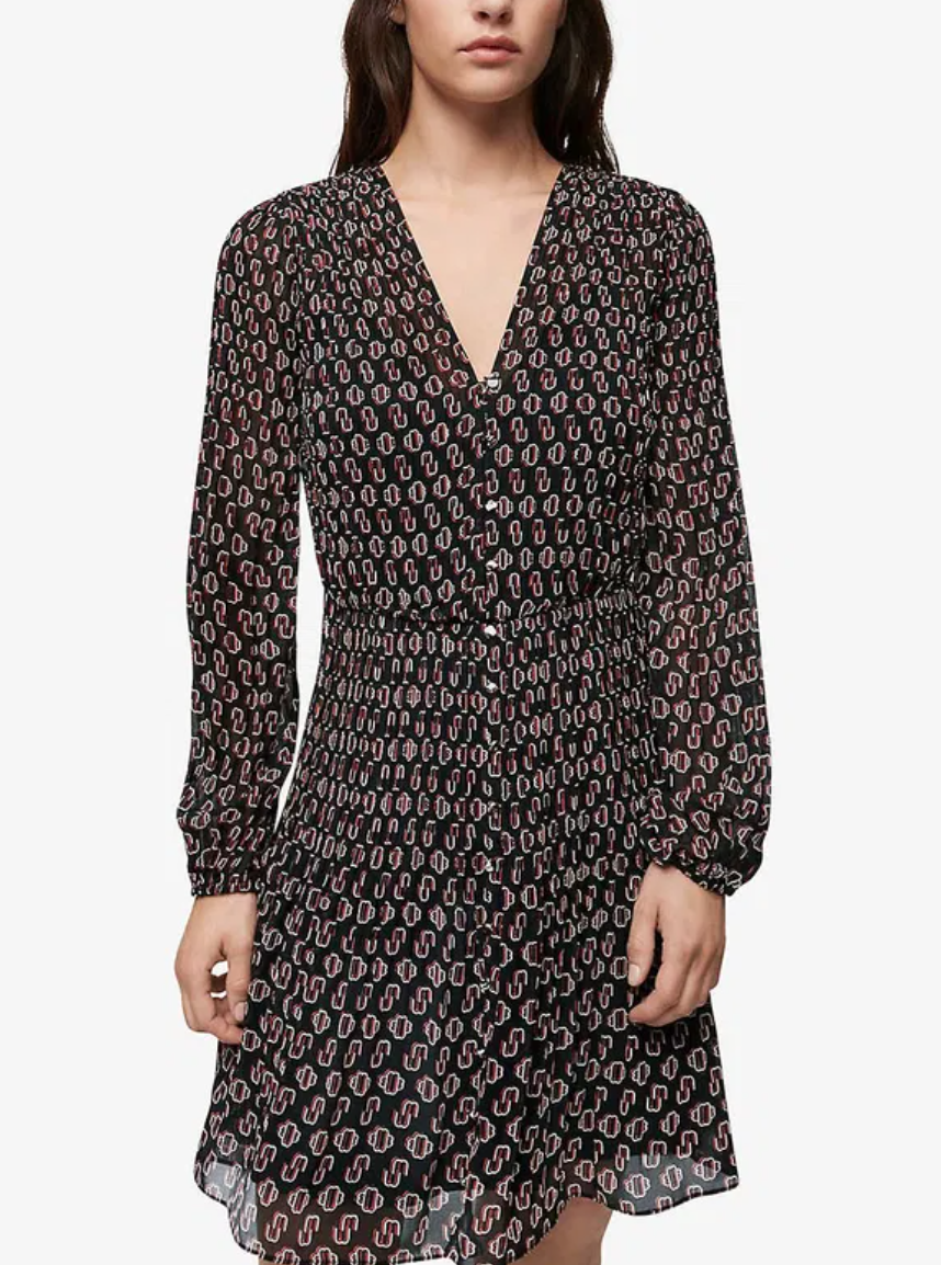 Maje Monogram Dress UK 6