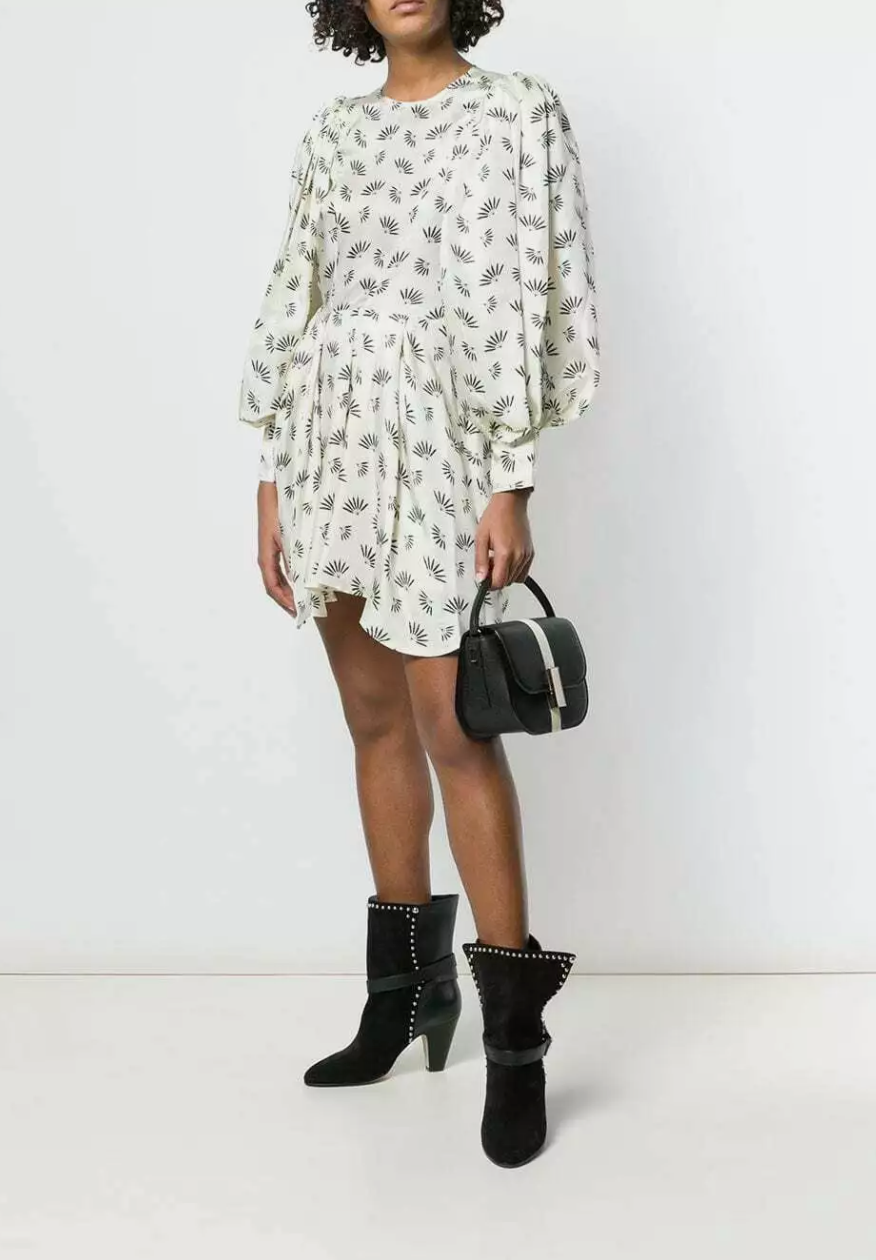 Isabel Marant Fan Print Dress UK 6