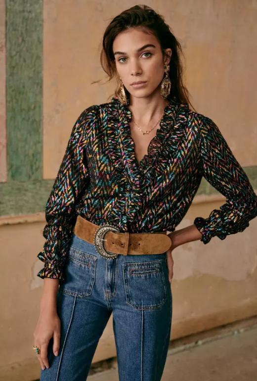 Sézane Kelly Blouse UK 8