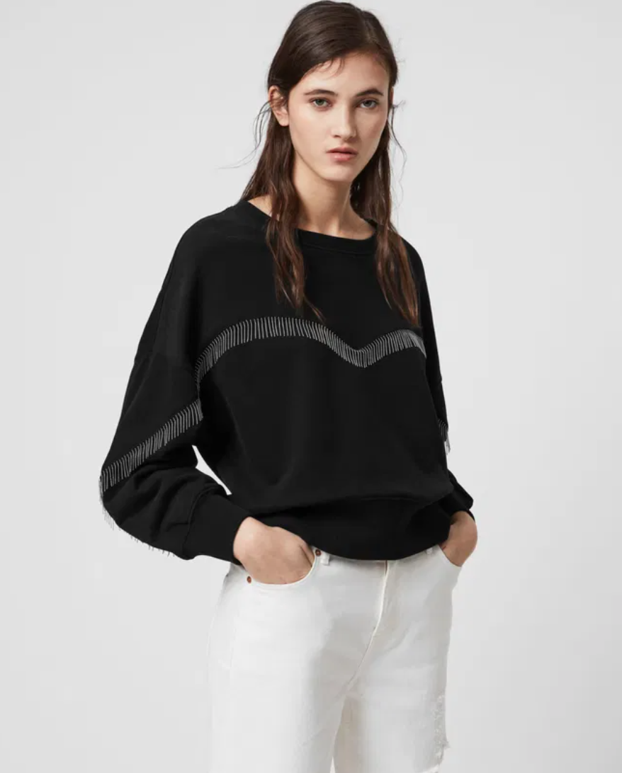 All Saints Uda Chain Jumper XS