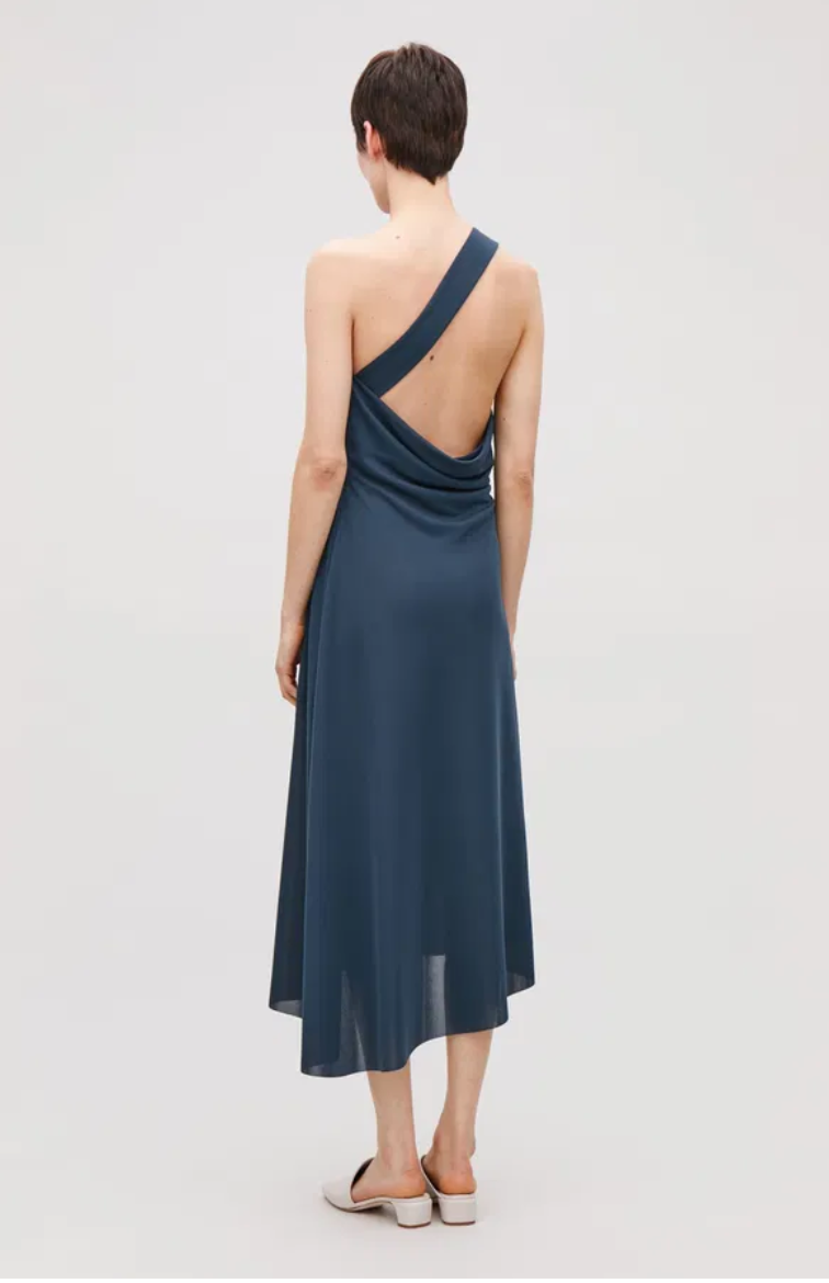 New With Tags Cos Asymmetric Strap Jersey Dress S