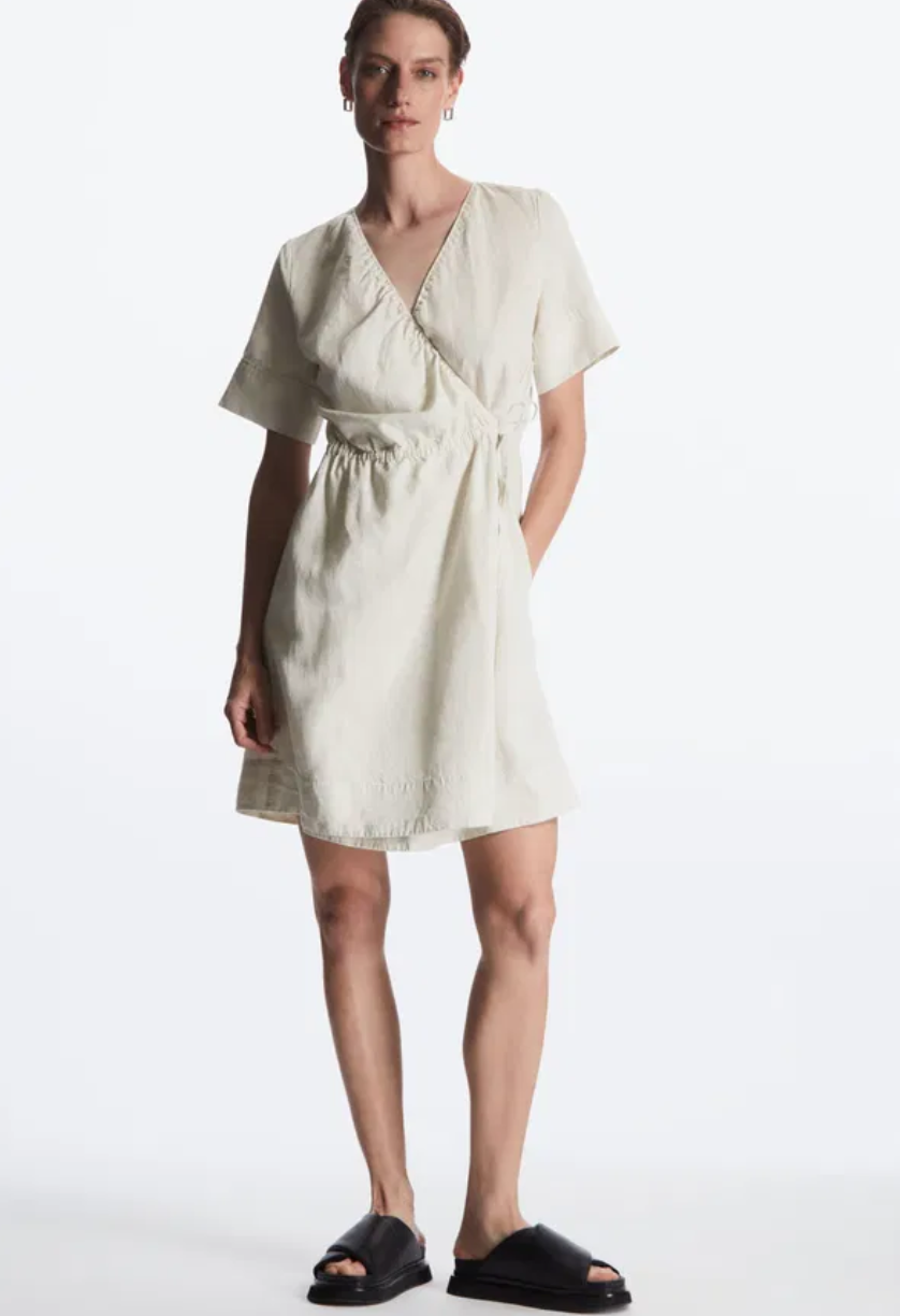 COS Mini Wrap Dress M