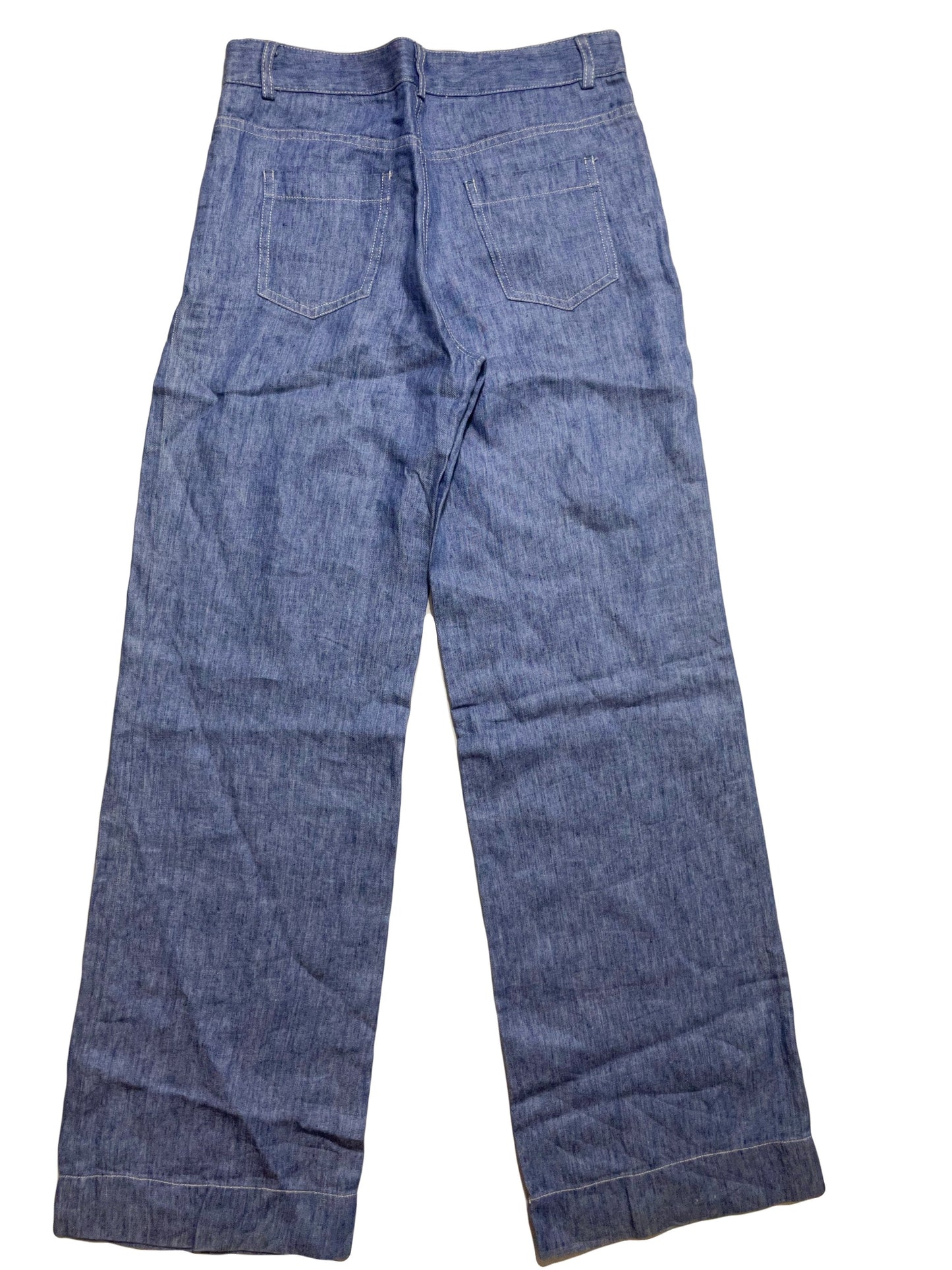 Gerard Darel Wide Leg Linen Trousers UK 8 image 1
