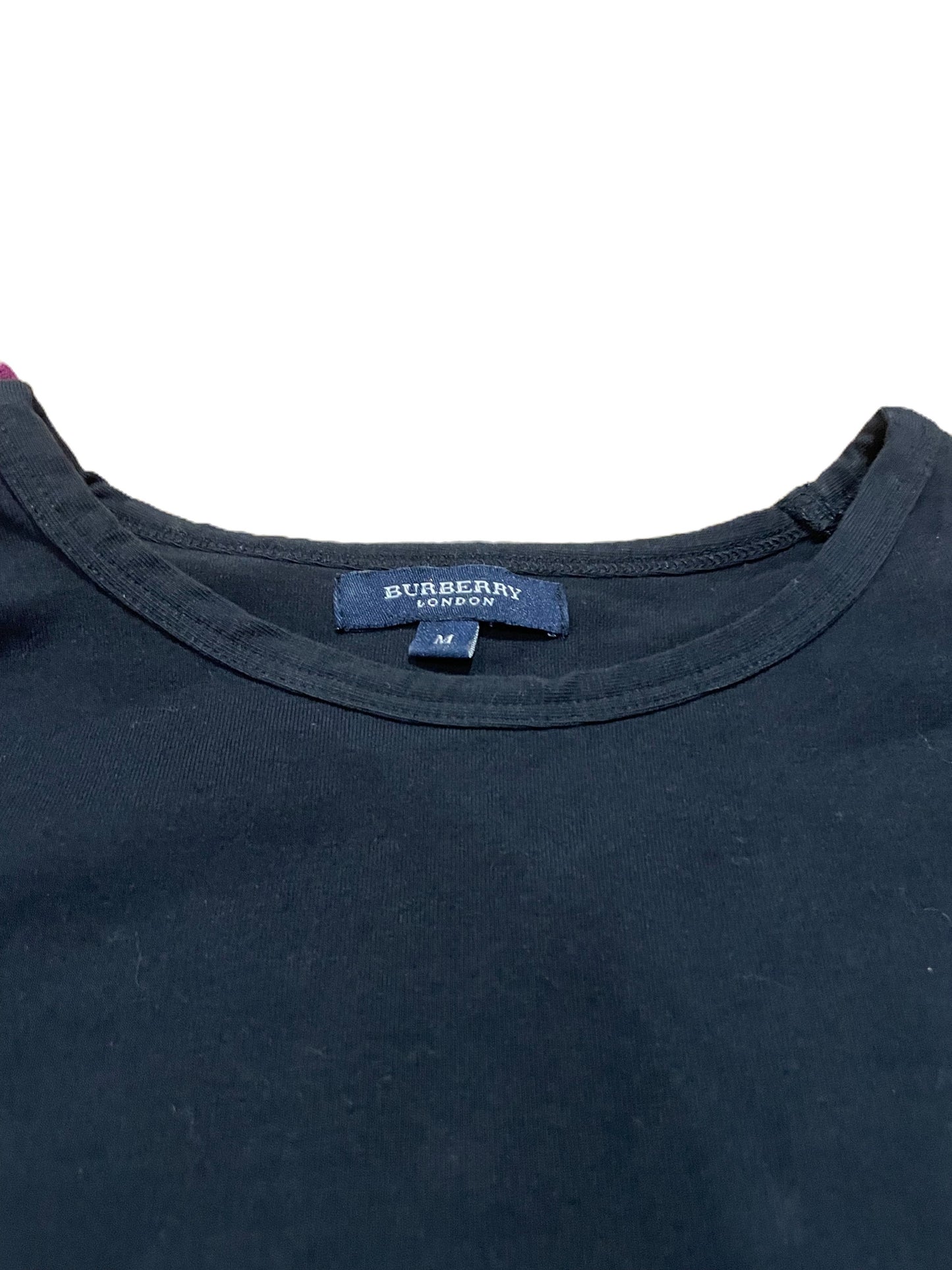 Burberry Black Jersey Top M image 2
