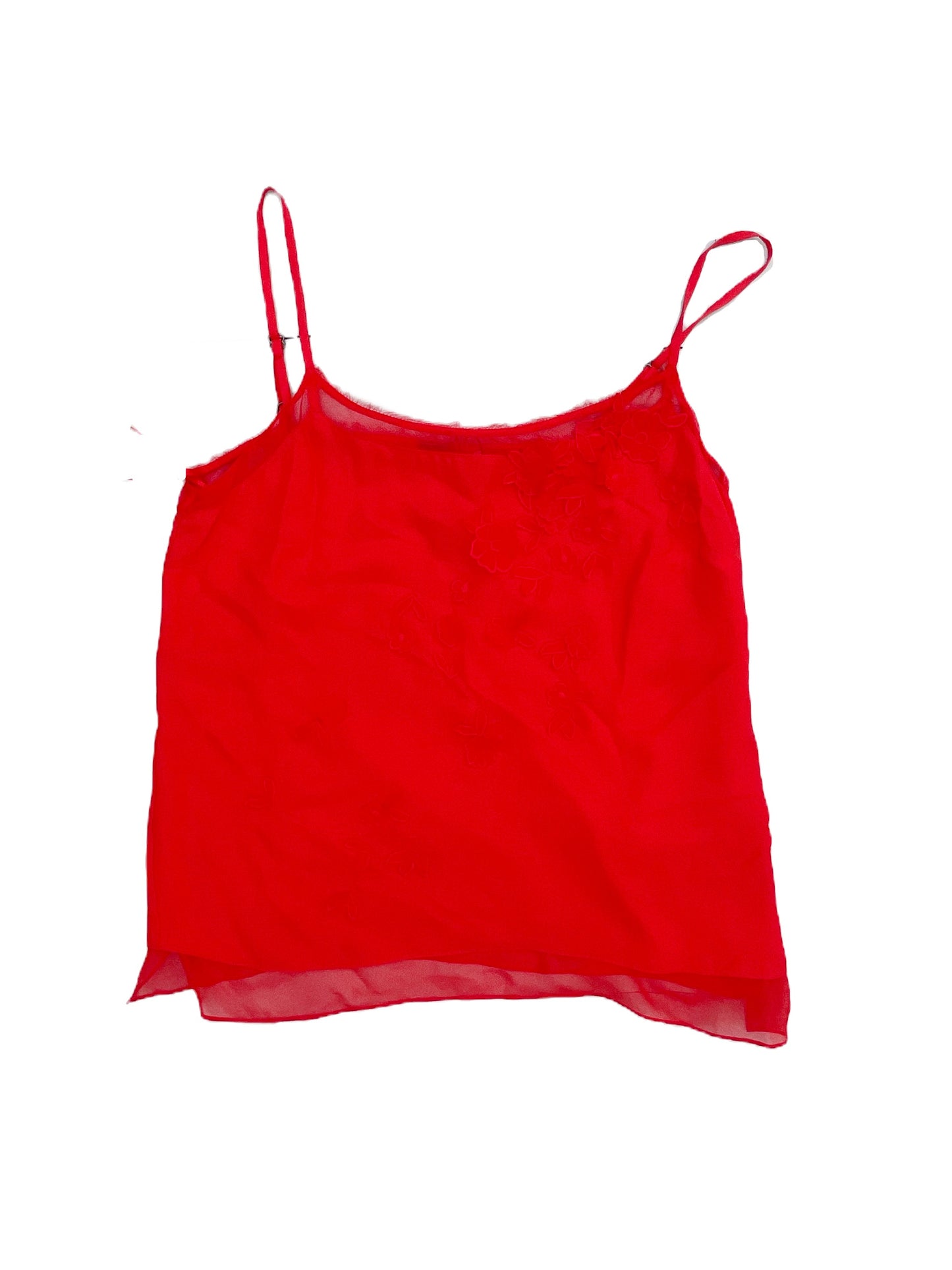 New with Tags Elie Tahari Silk Red Blouse S image 0