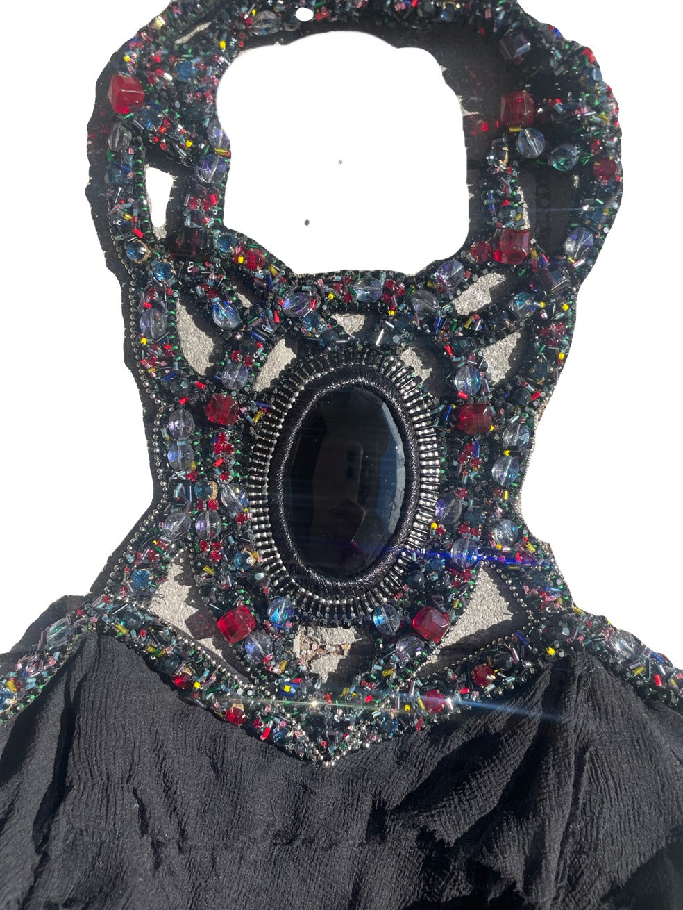 Jenny Packham Beaded Halterneck Dress M image 3