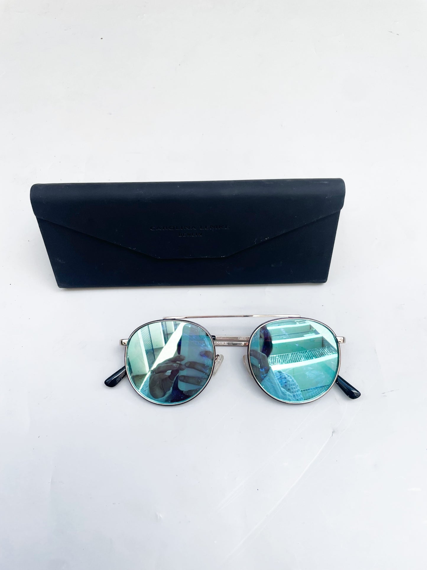 Carolina Herrera Blue Sunglasses image 0