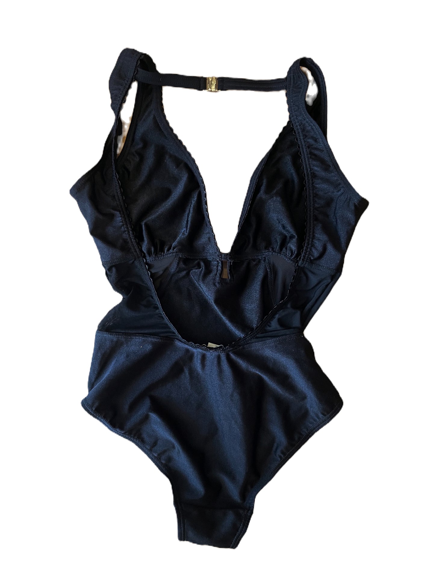 Reiss Bardot Black Swimsuit XS image 1