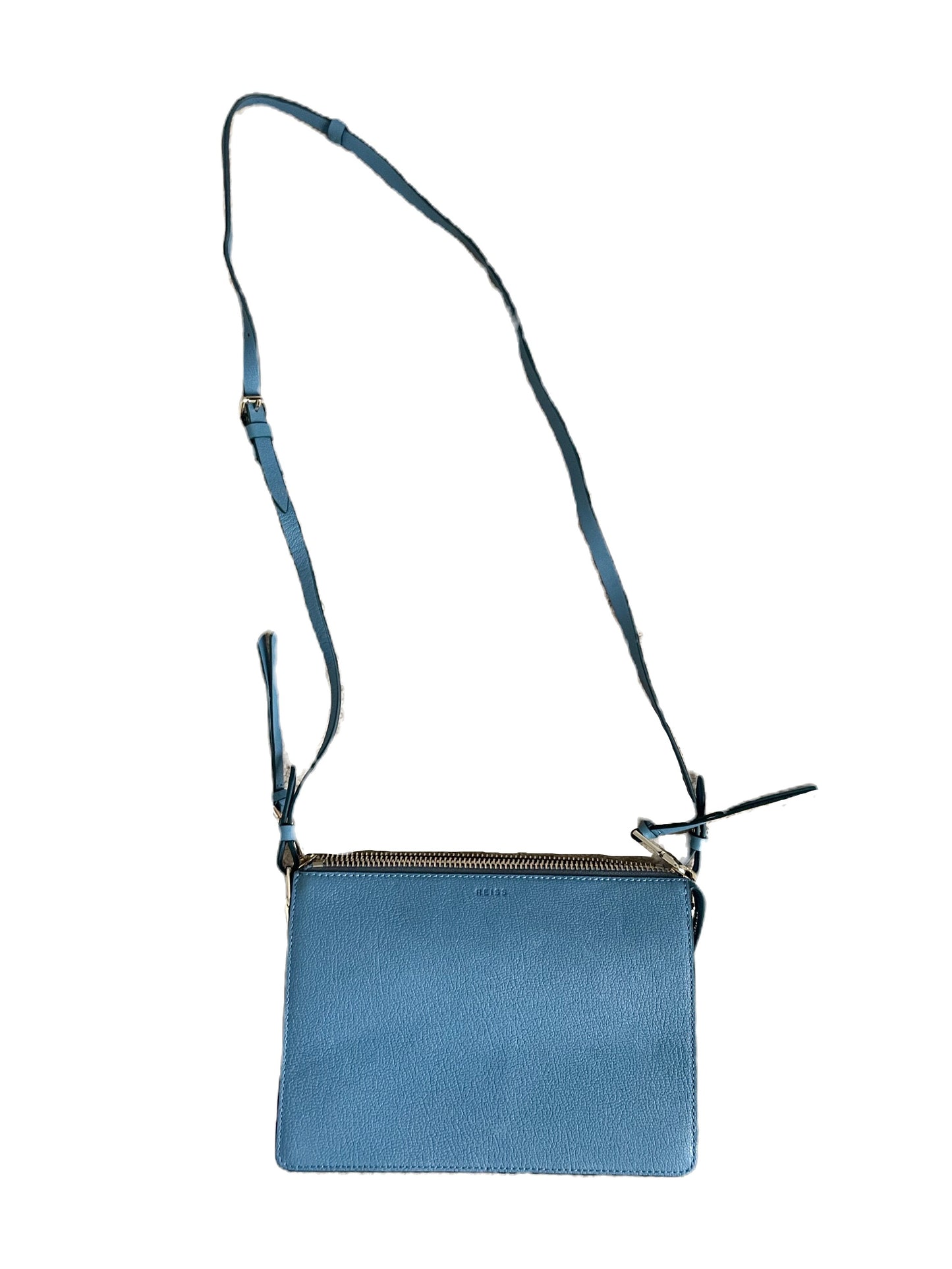 New Reiss Blue Leather Bag image 0