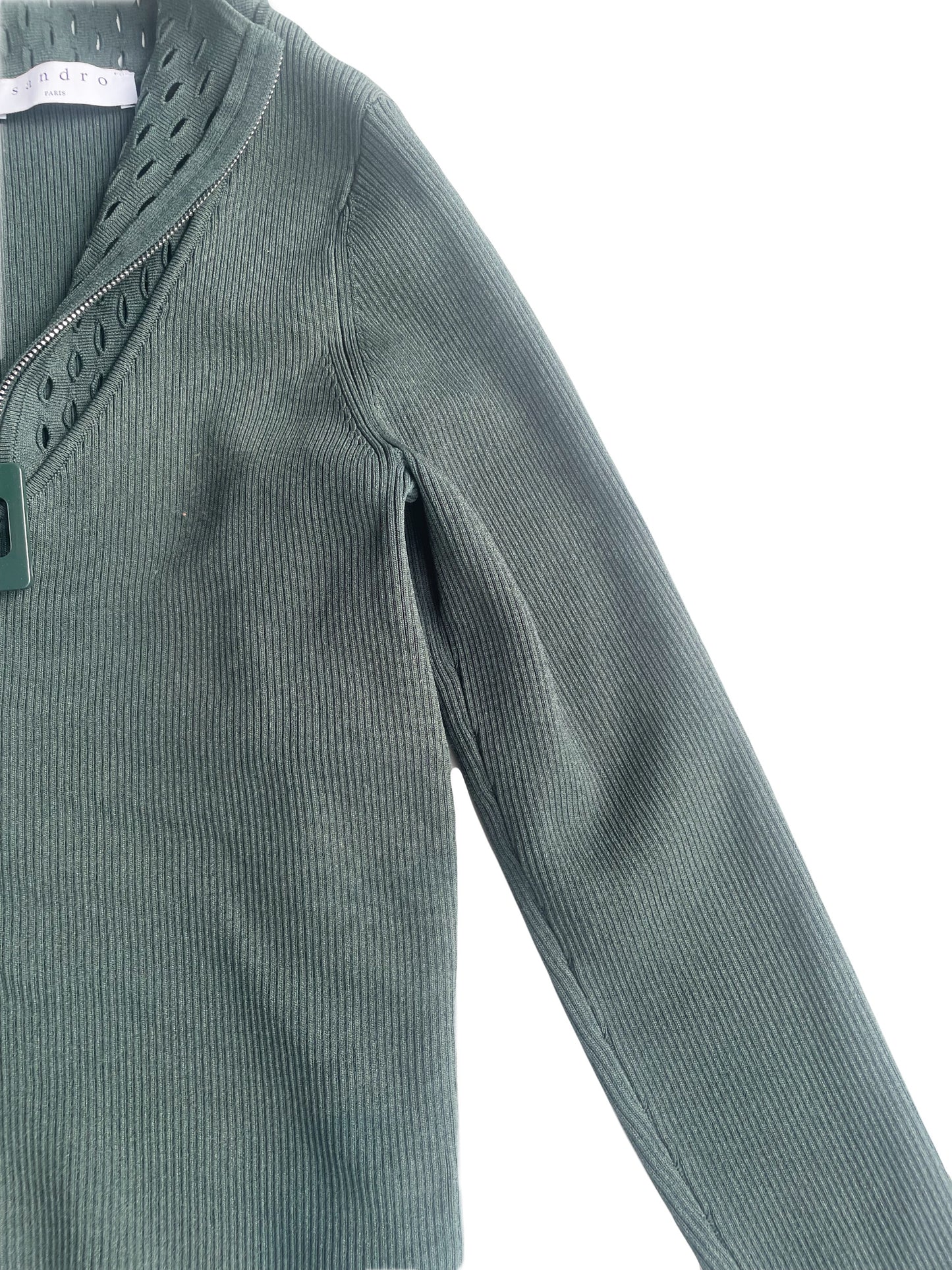 Sandro Green Knit XS/S image 2