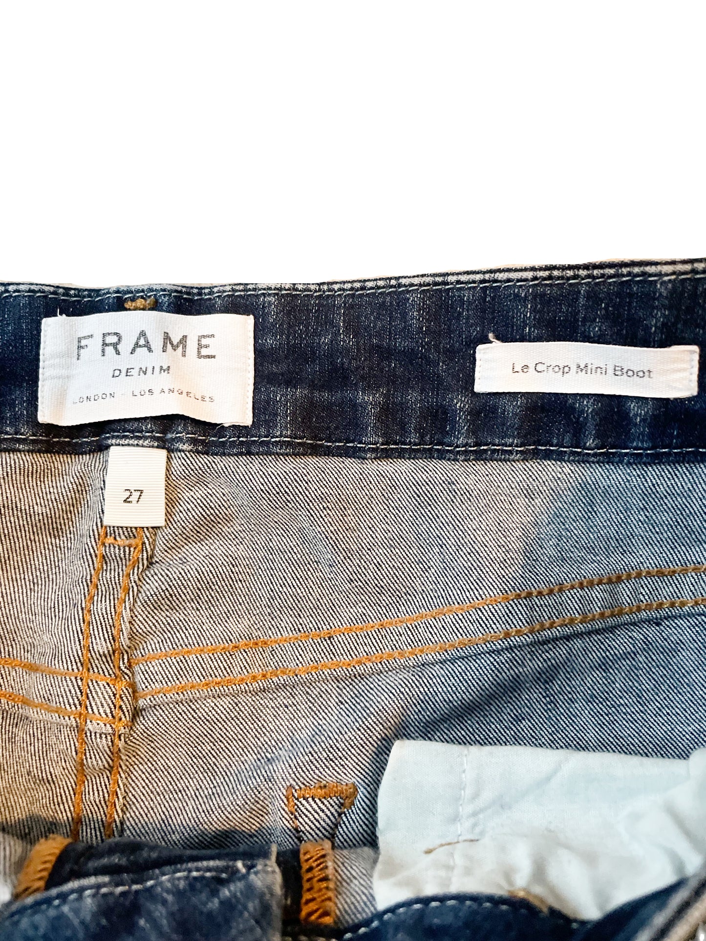 Frame Le Crop Mini Boot Jeans 27" image 2