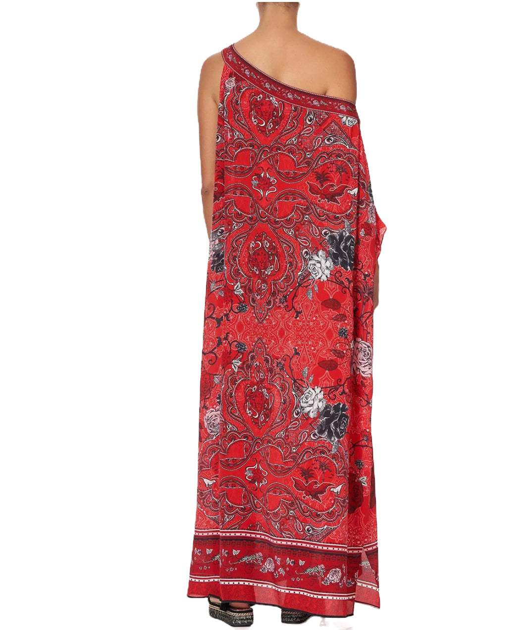 Camilla One Shoulder Kaftan With Neckband S/M image 2