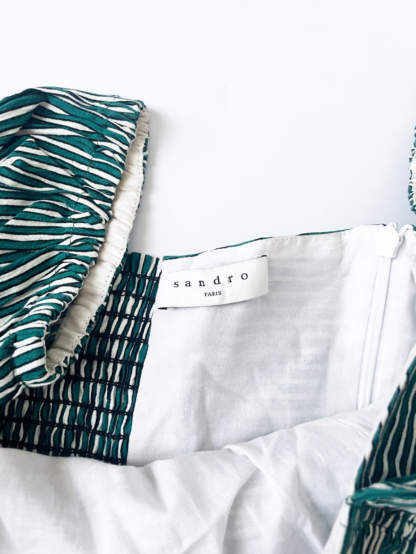 Sandro Striped Mini Dress UK 12 image 2
