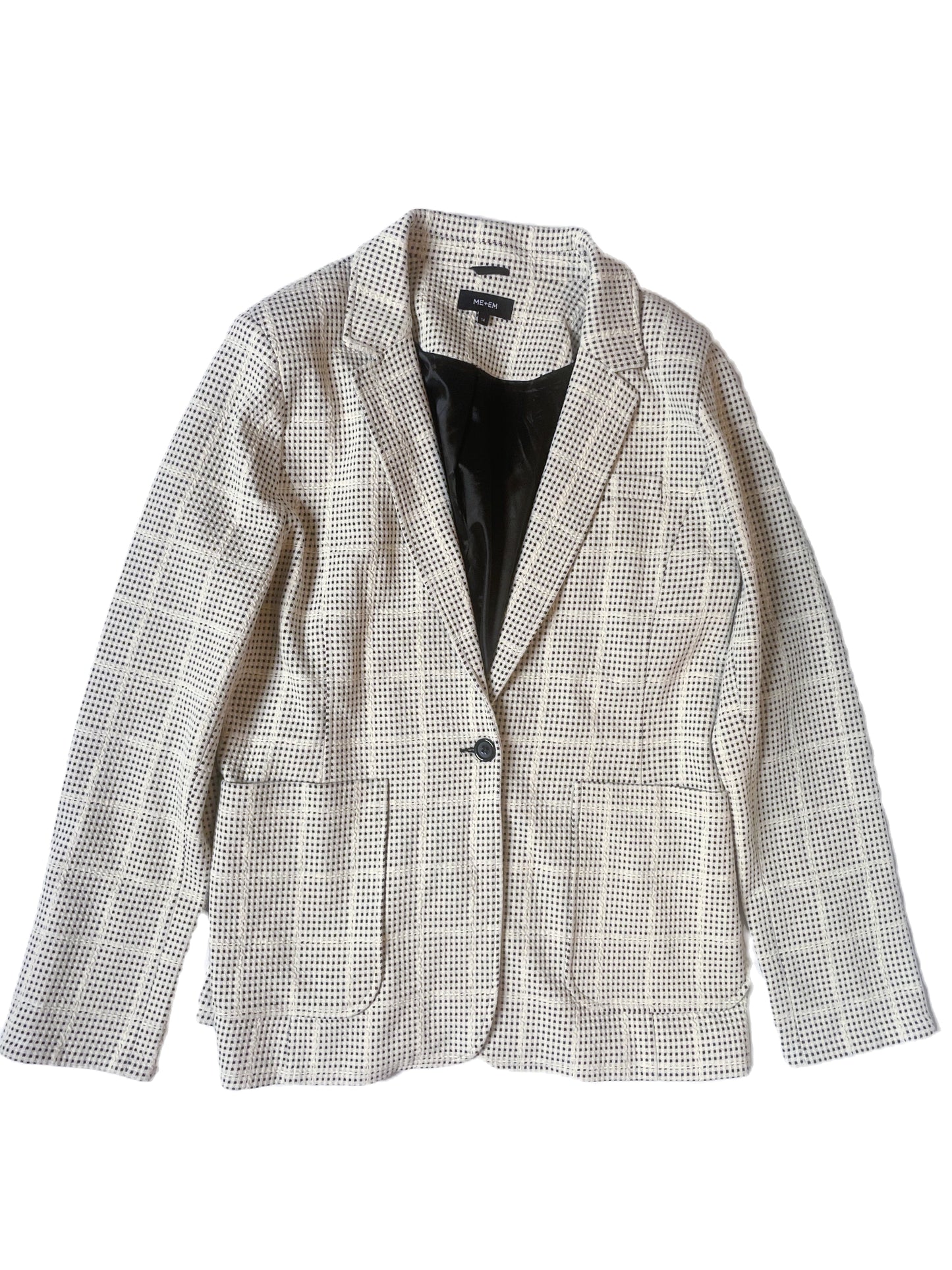 Me+Em Check Panel Blazer UK 14 image 0
