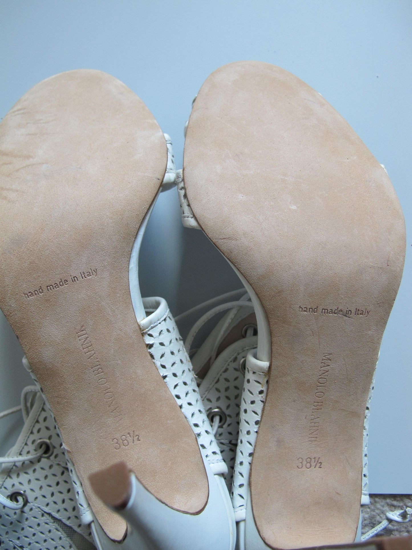 Manolo Blahnik Leather Heels UK 5.5 image 2