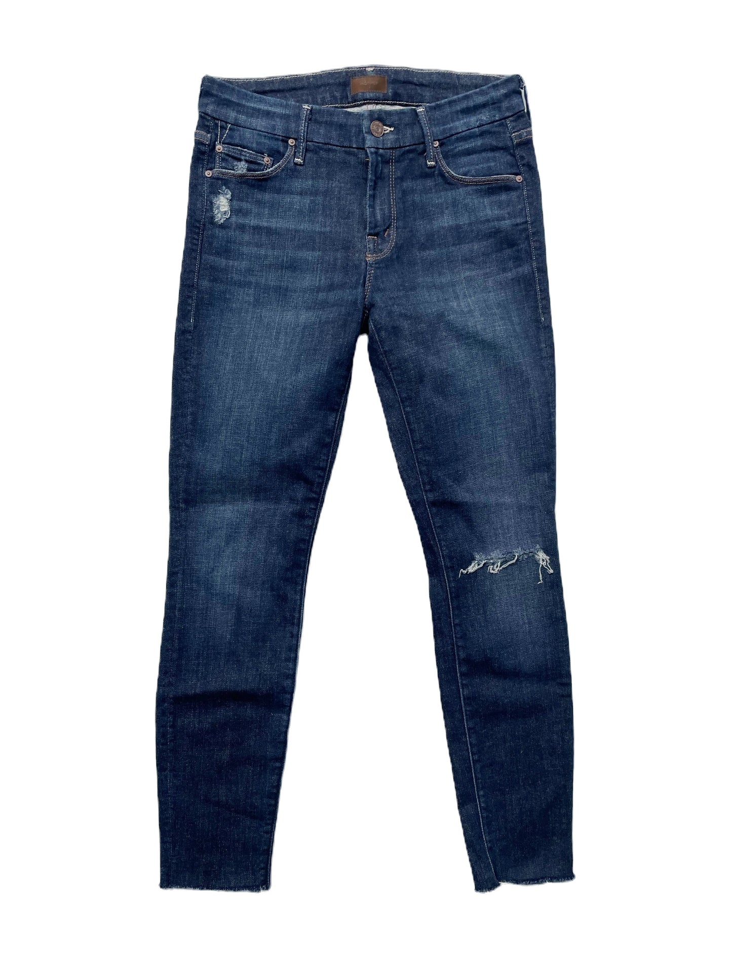 Mother Looker Ankle Fray Jeans Size 27 image 1