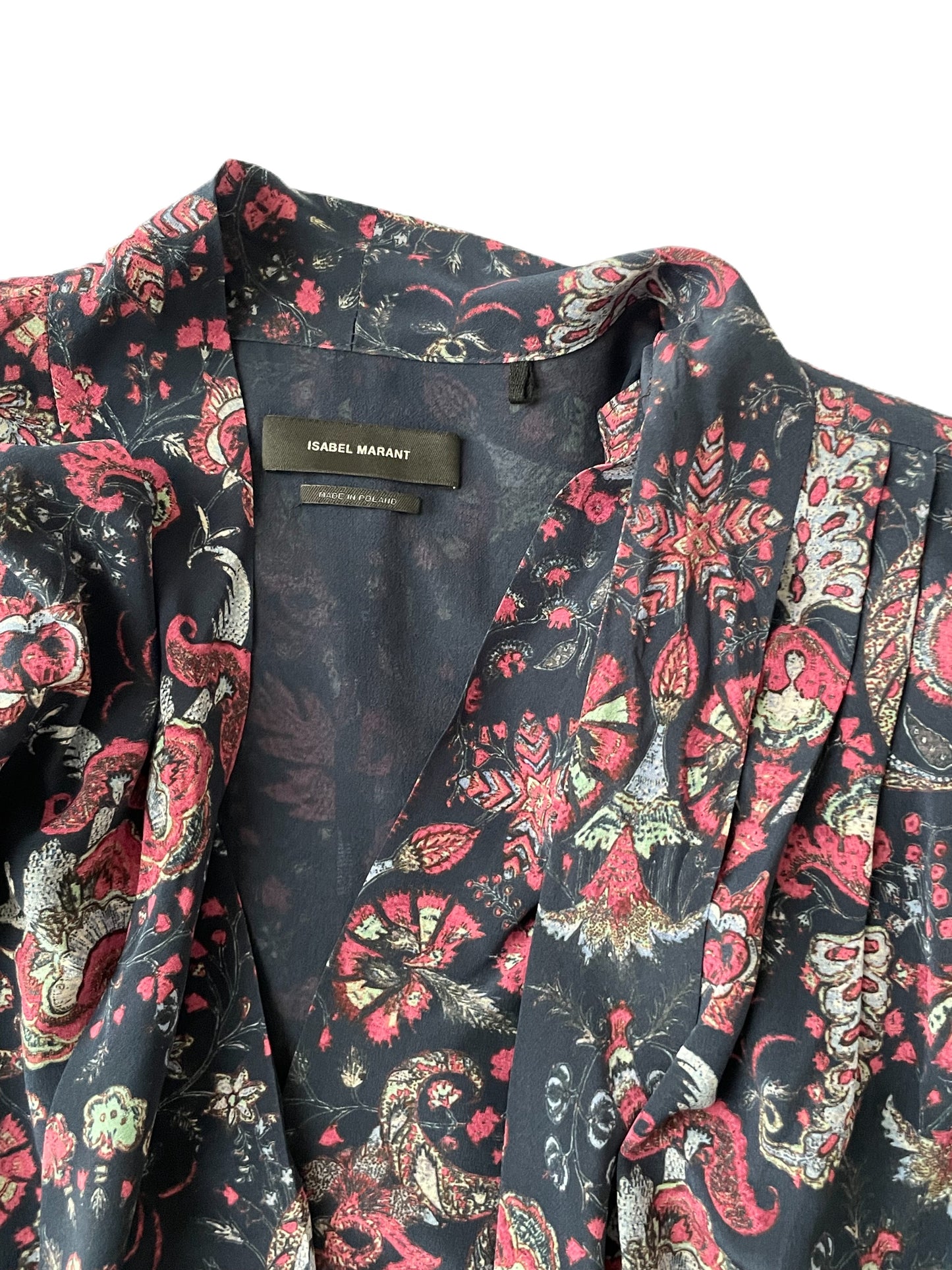 Isabel Marant Batozia Print Blouse UK 8 image 3
