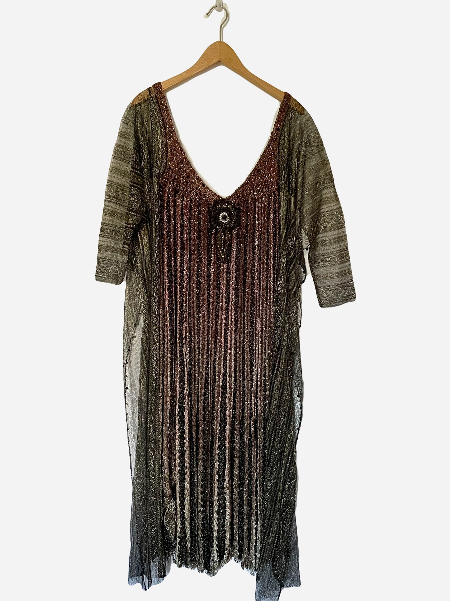 Vintage Mali Firenze Lurex Cover Up S/M image 0